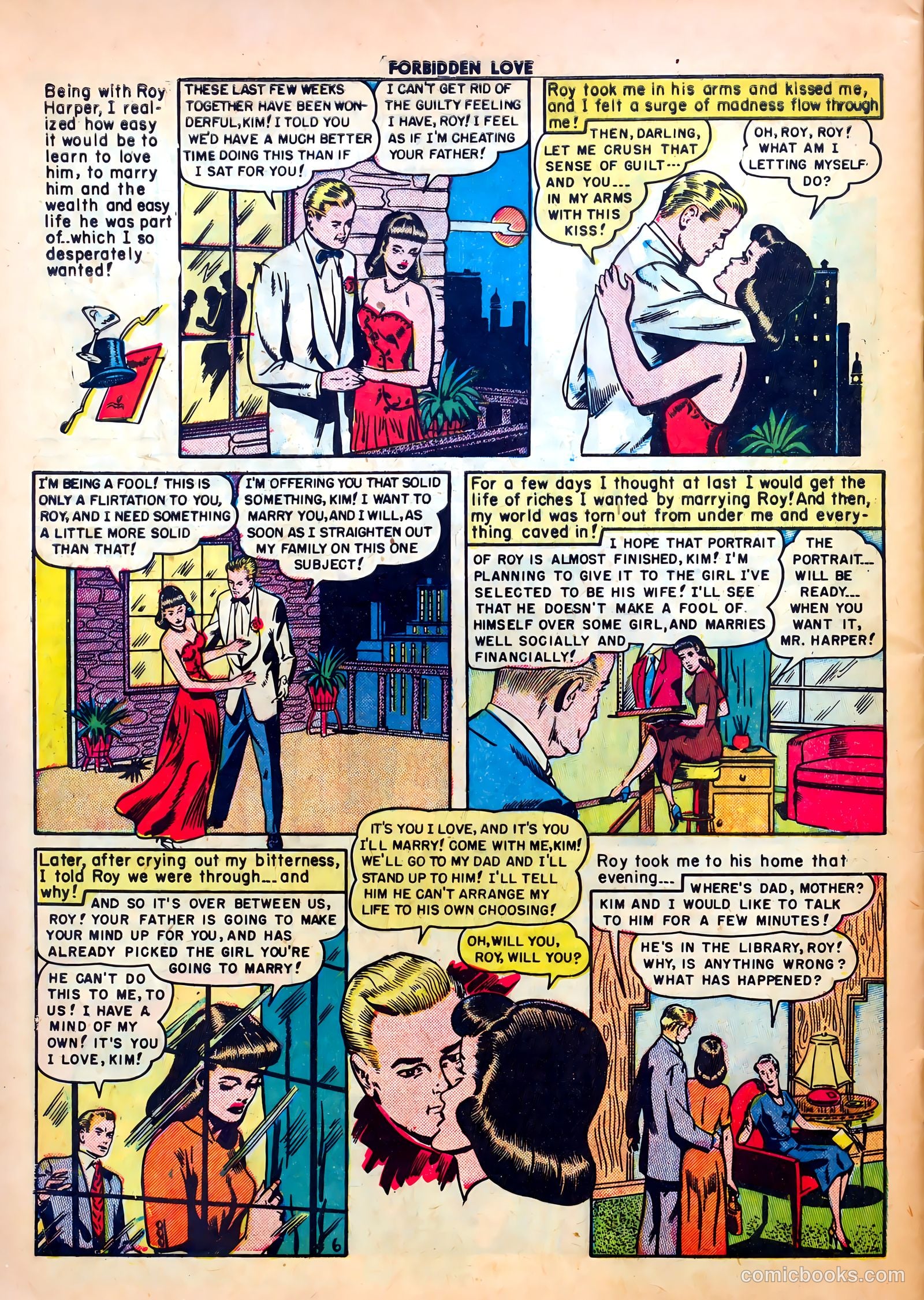 Forbidden Love #3 (1950) — page 32 of 36