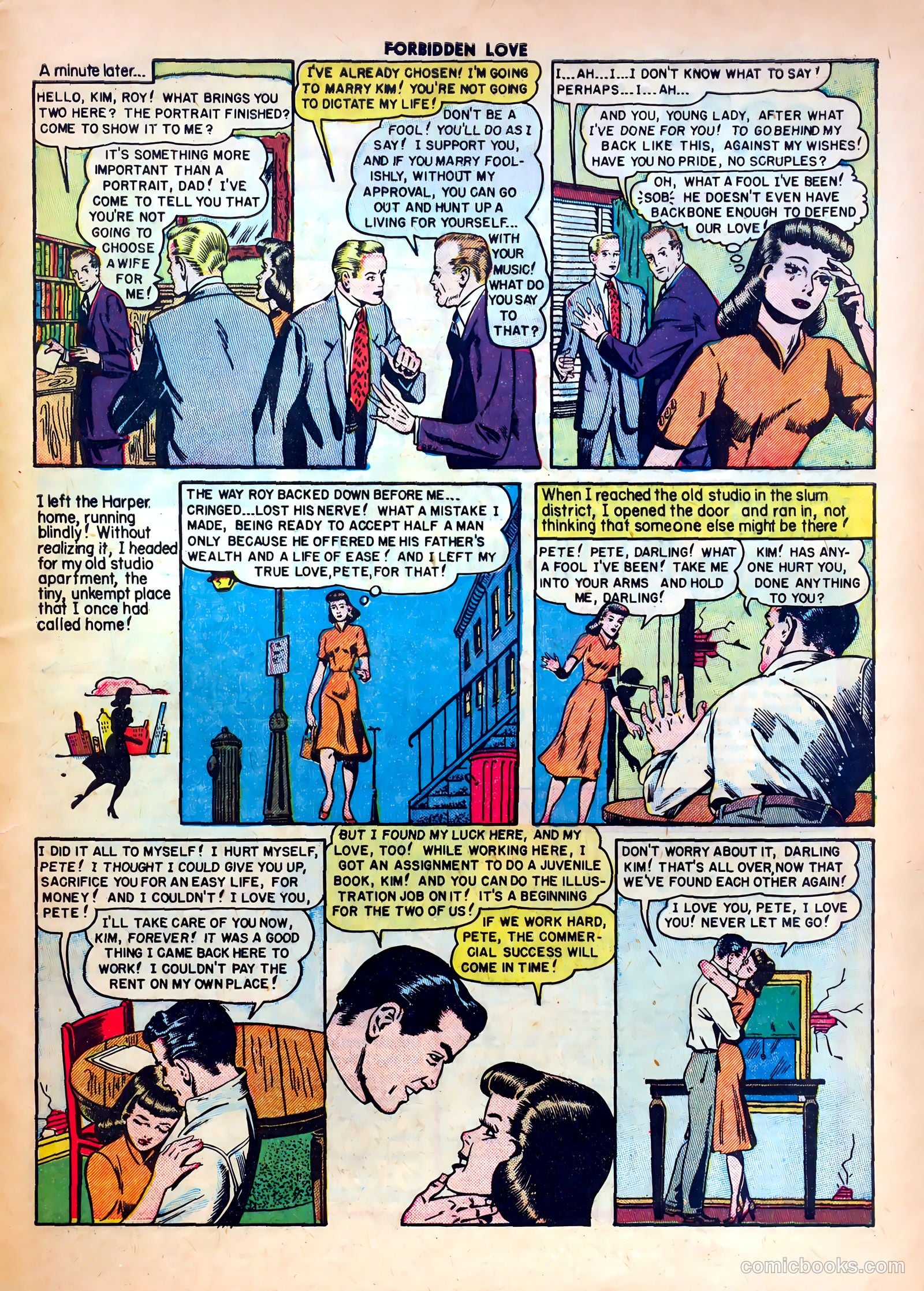 Forbidden Love #3 (1950) — page 33 of 36