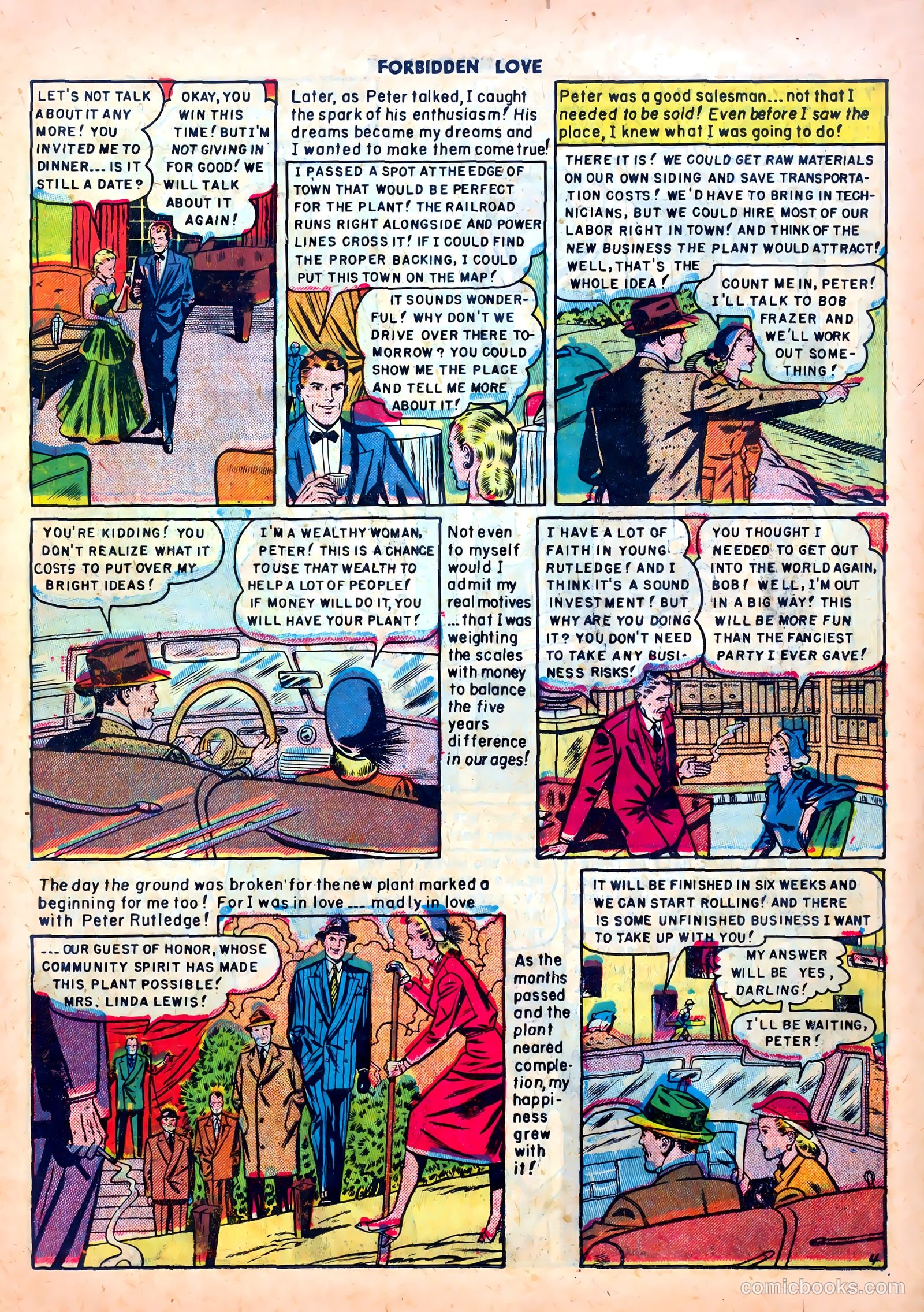 Forbidden Love #4 (1950) — page 15 of 52
