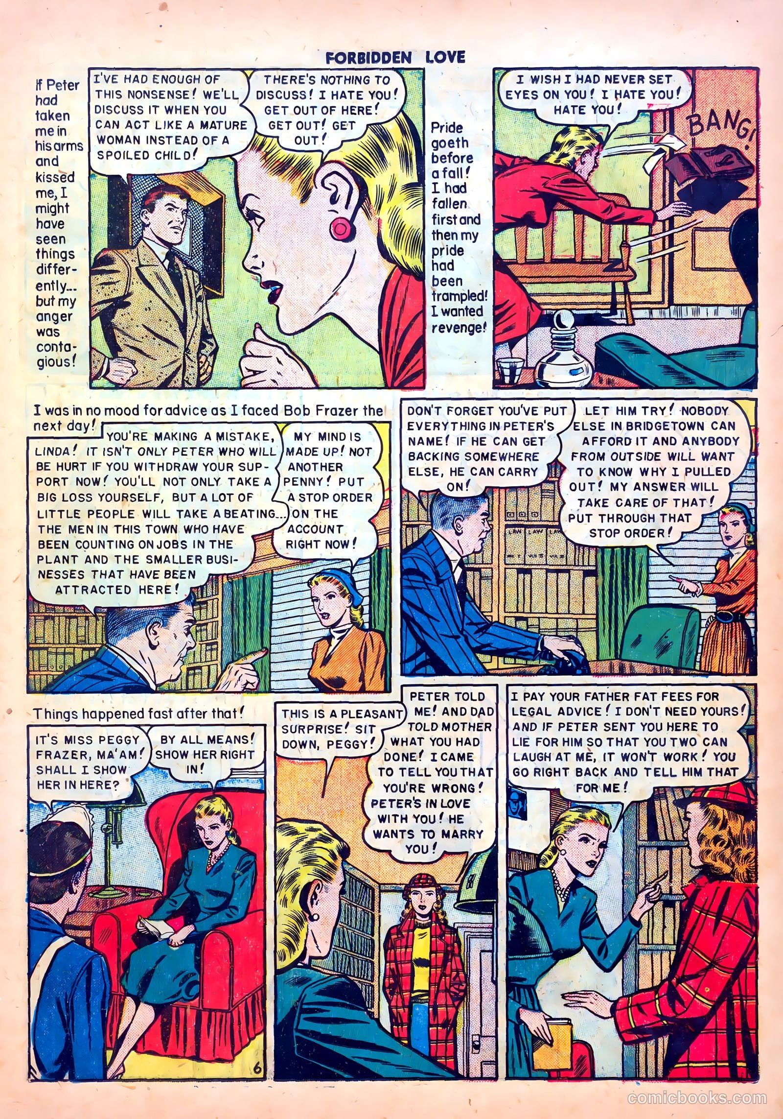 Forbidden Love #4 (1950) — page 17 of 52