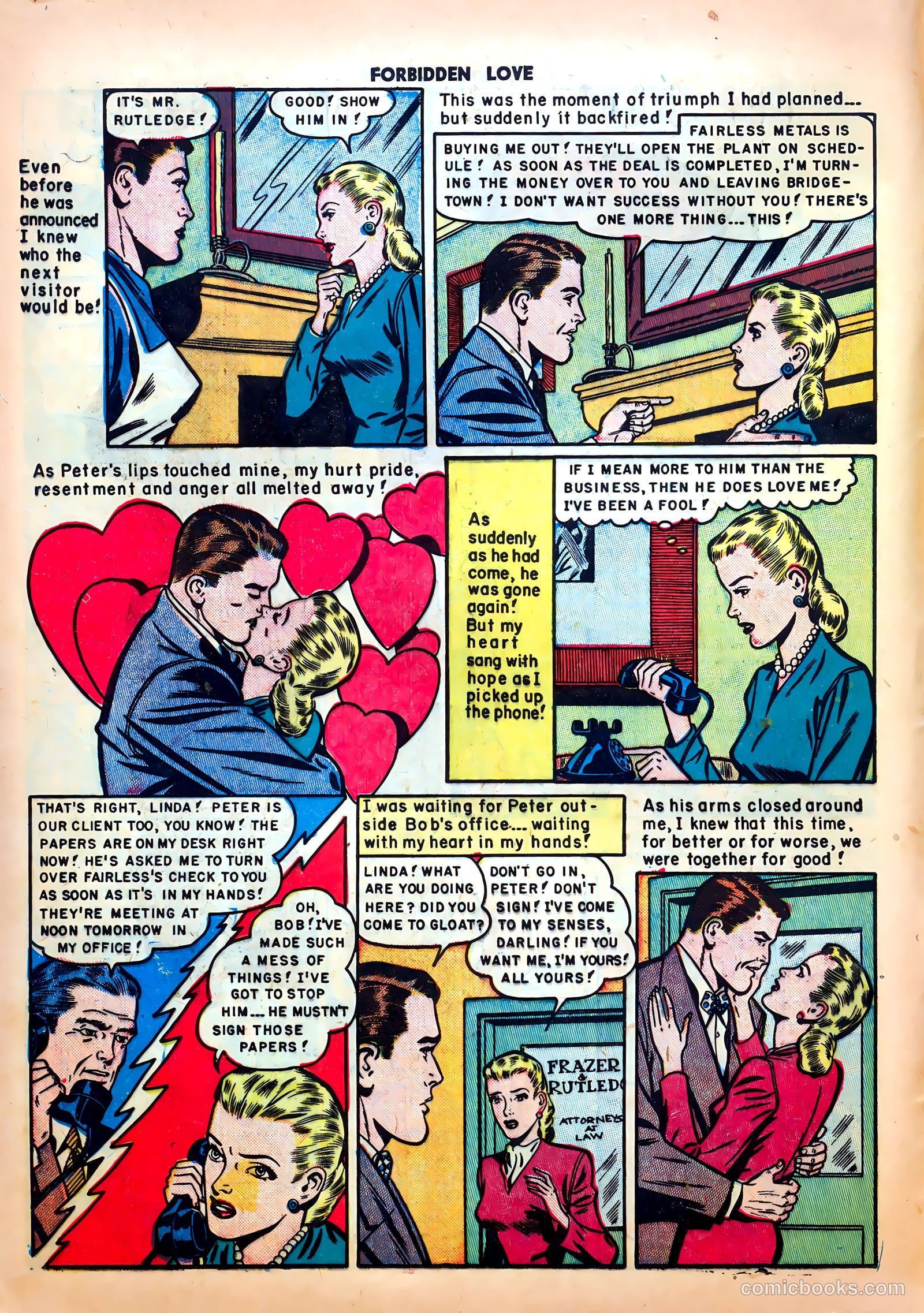 Forbidden Love #4 (1950) — page 18 of 52