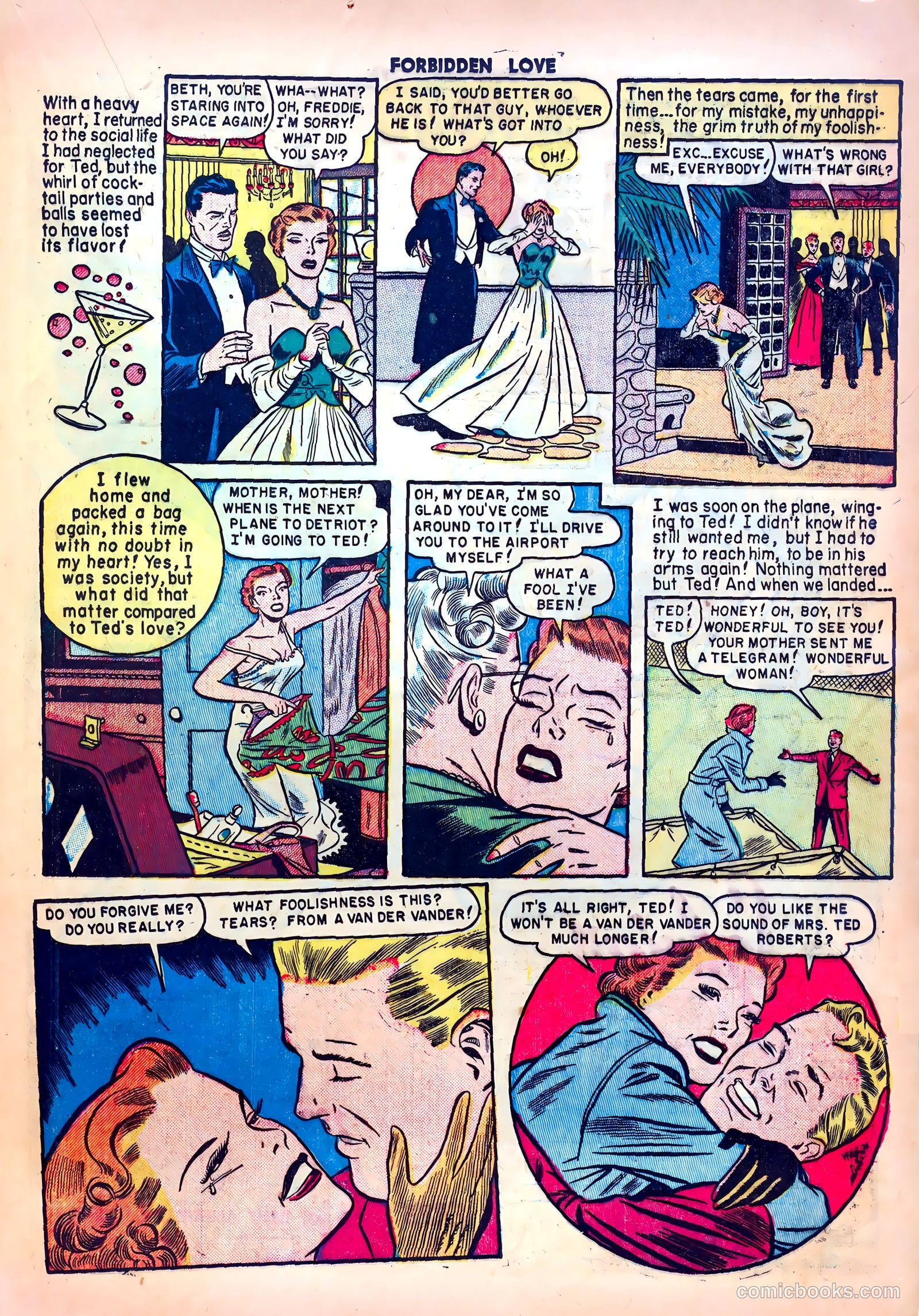 Forbidden Love #4 (1950) — page 25 of 52