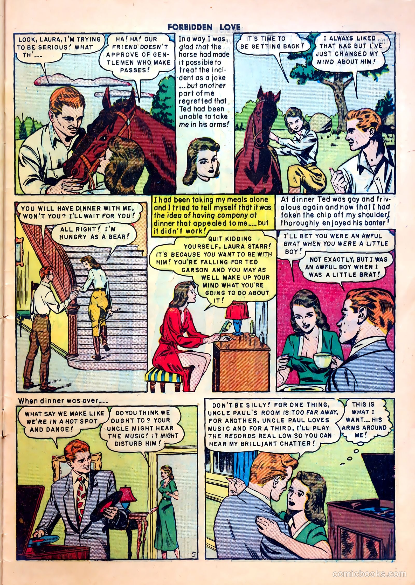Forbidden Love #4 (1950) — page 45 of 52