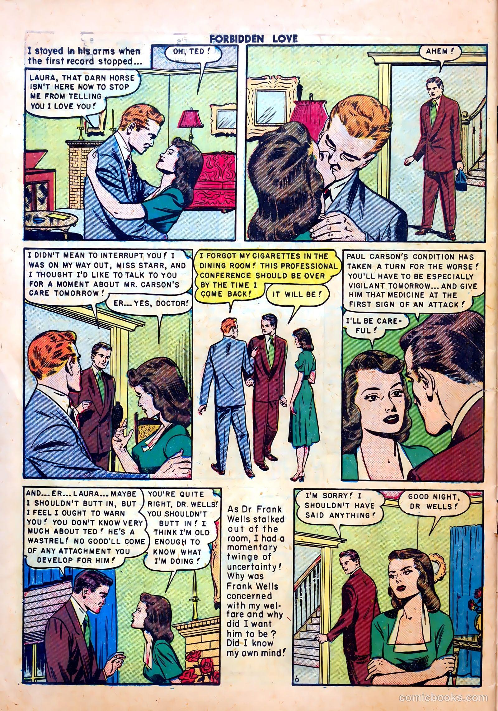Forbidden Love #4 (1950) — page 46 of 52