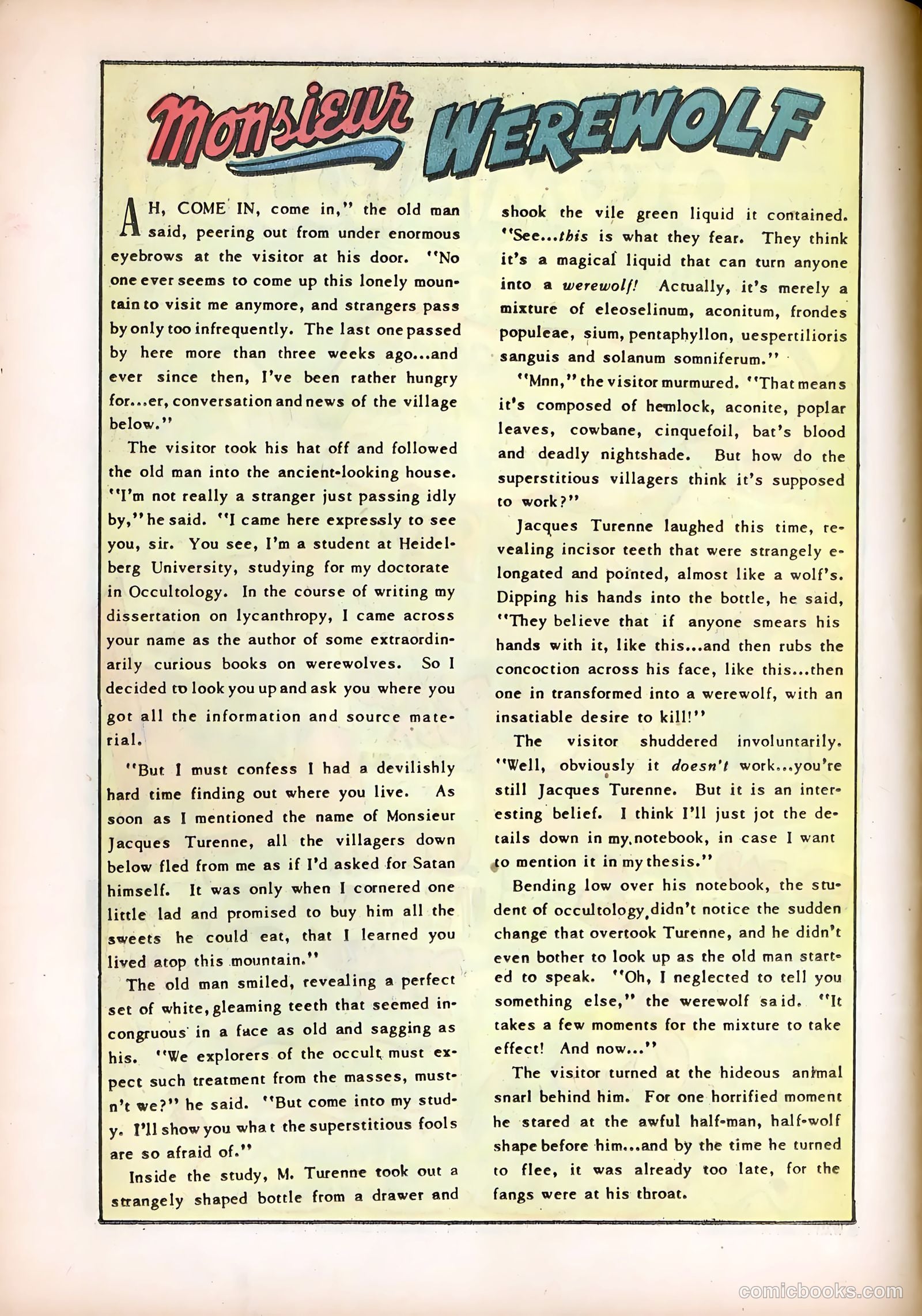 Forbidden Worlds #1 (1951) — page 14 of 52