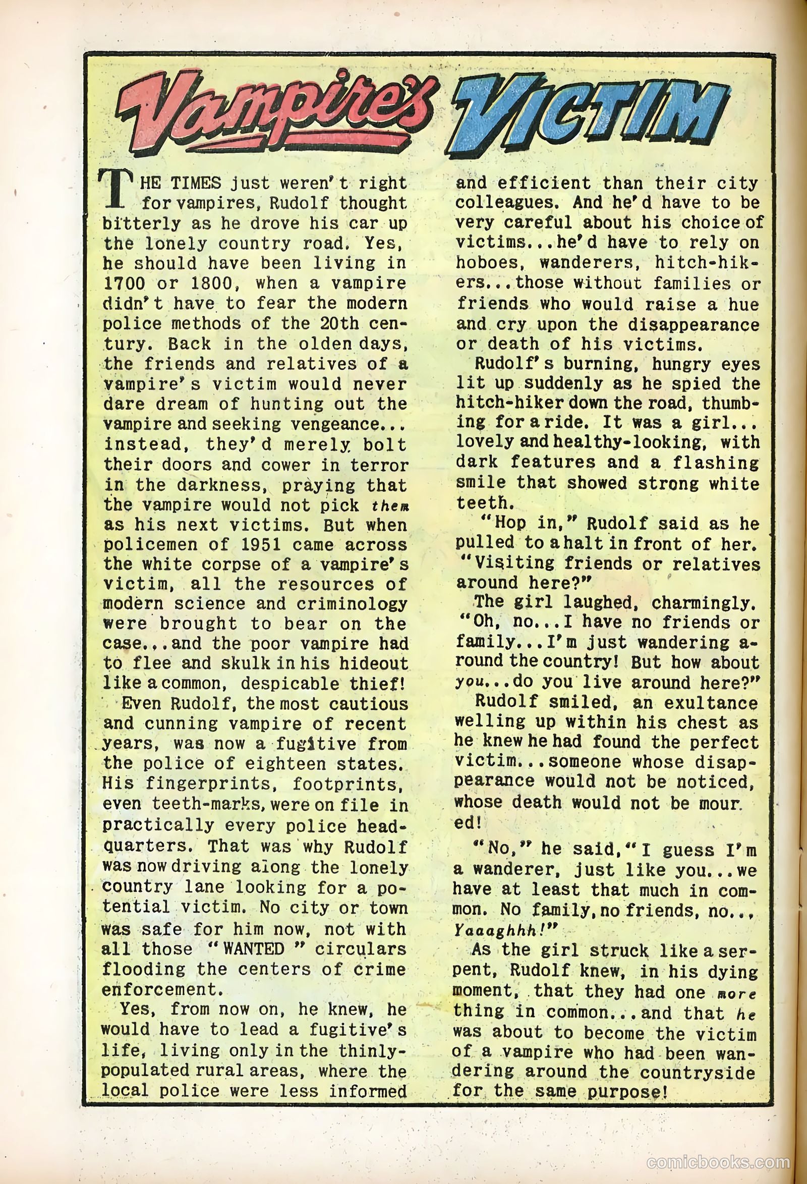Forbidden Worlds #1 (1951) — page 36 of 52