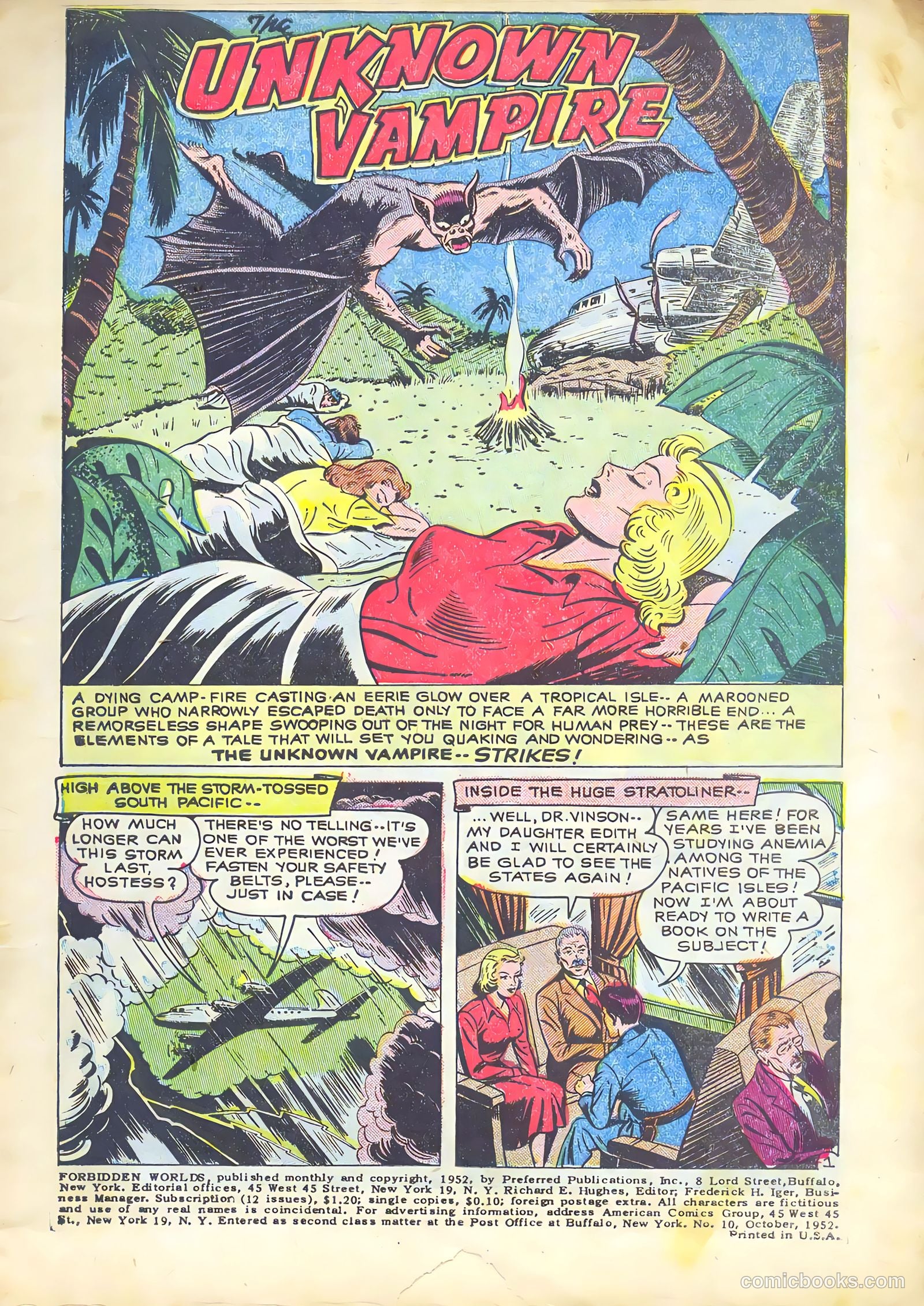 Forbidden Worlds #10 (1952) — page 3 of 36