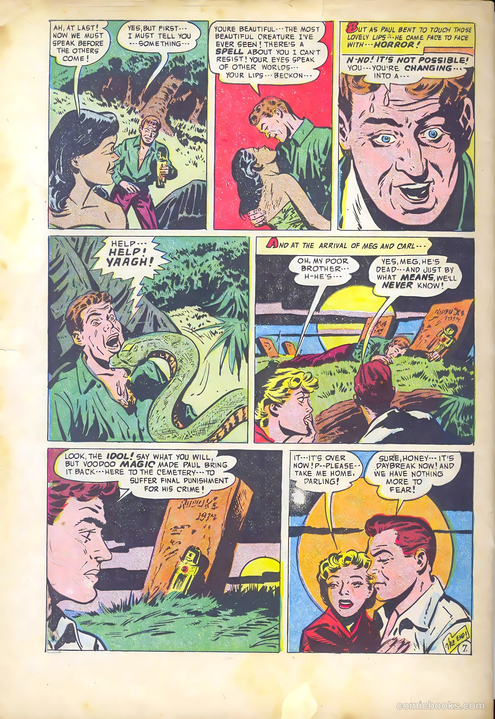Forbidden Worlds #10 (1952) — page 34 of 36