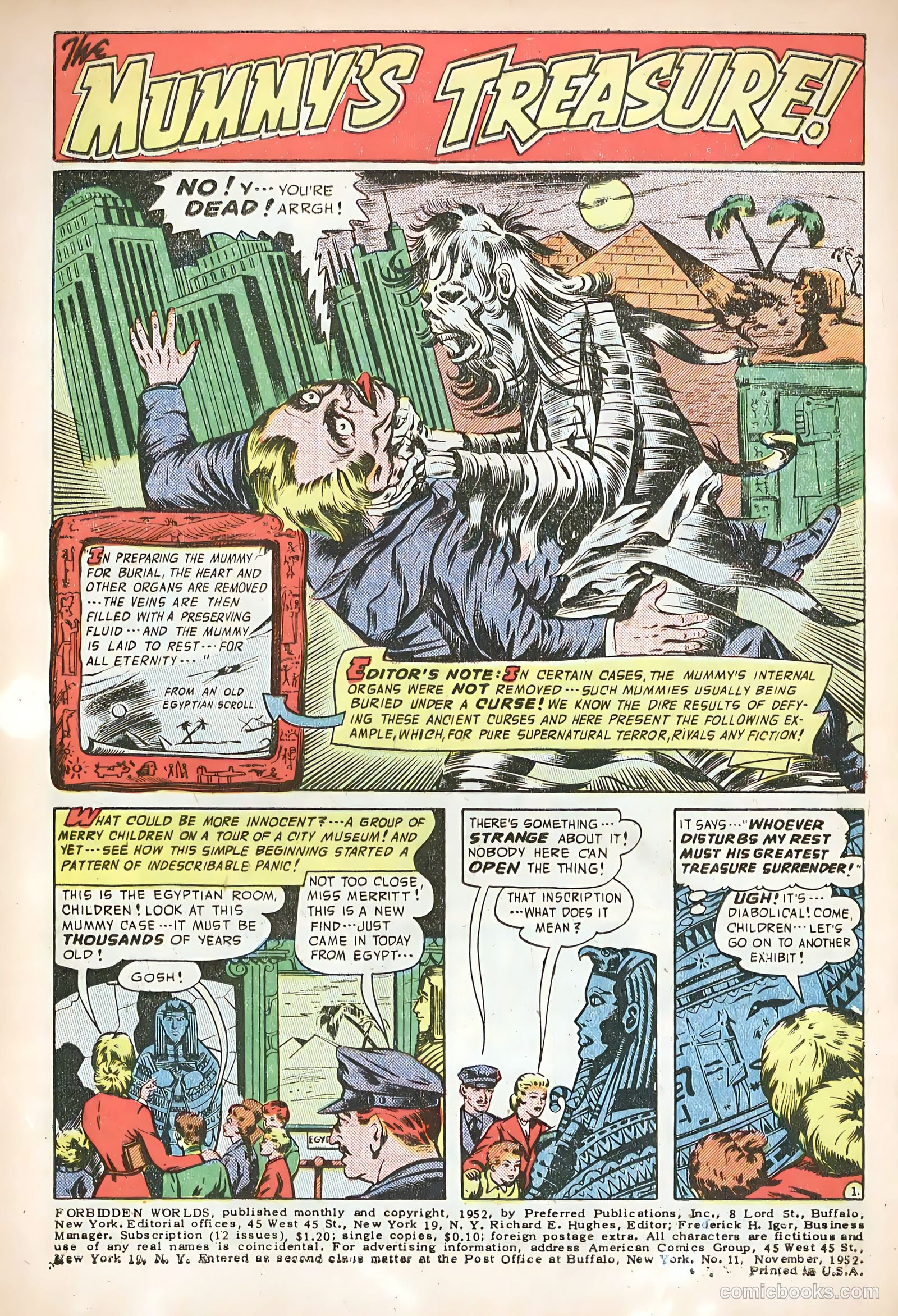Forbidden Worlds #11 (1952) — page 3 of 36