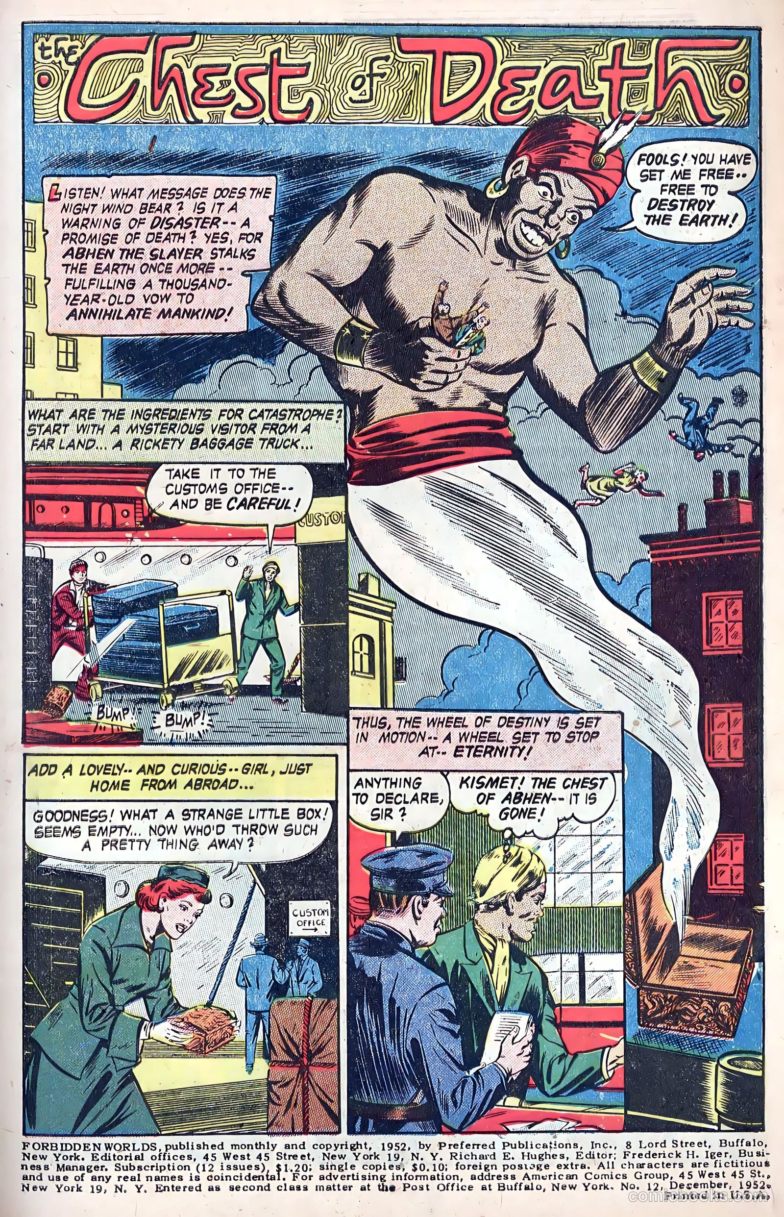 Forbidden Worlds #12 (1952) — page 3 of 36