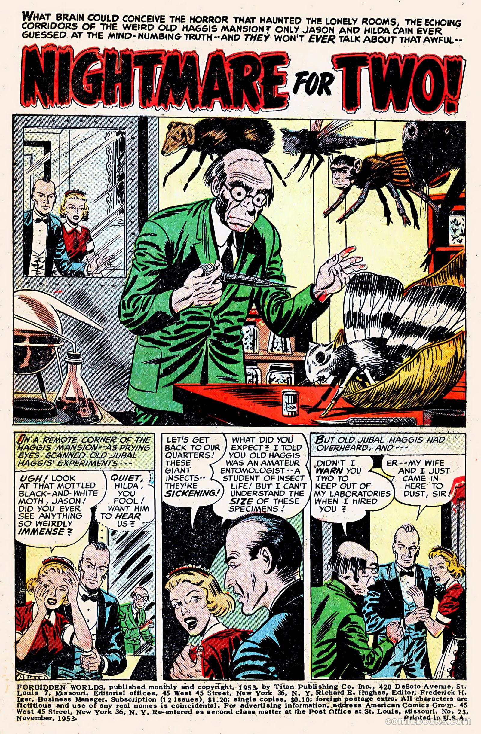 Forbidden Worlds #13 (1953) — page 3 of 36