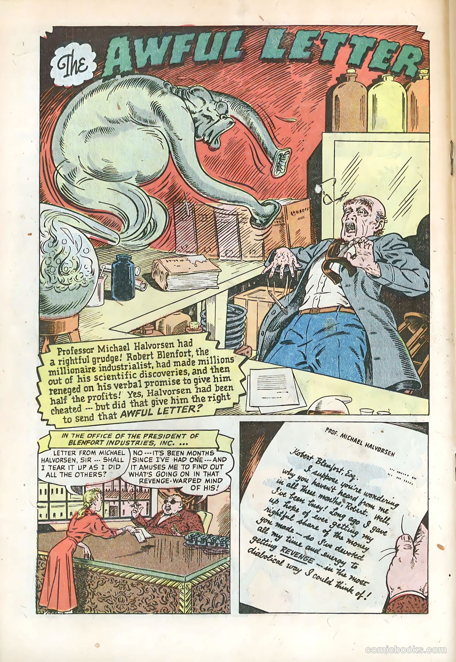 Forbidden Worlds #14 (1953) — page 18 of 36