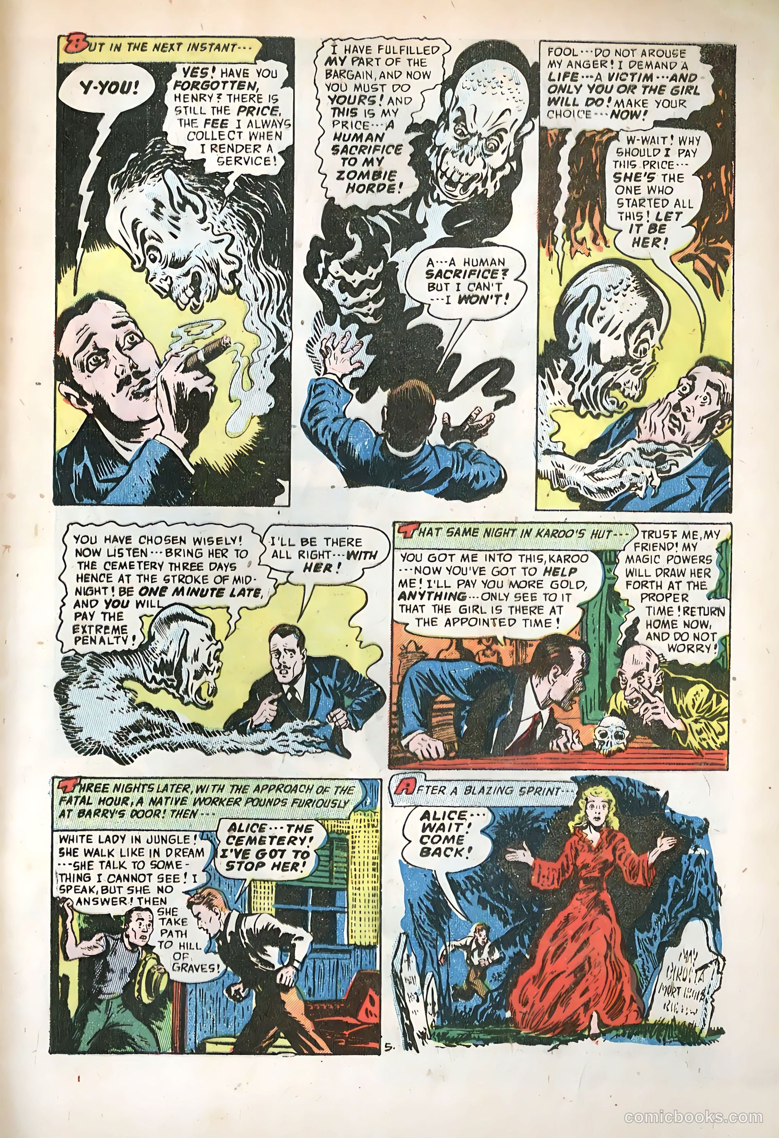 Forbidden Worlds #14 (1953) — page 33 of 36