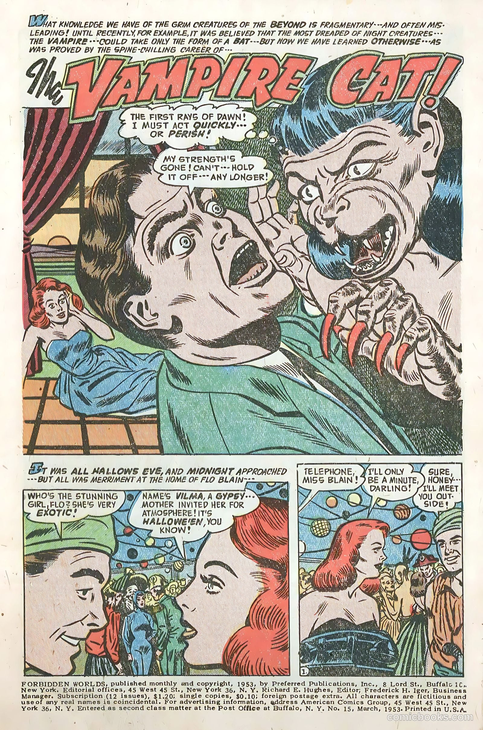 Forbidden Worlds #15 (1953) — page 3 of 36