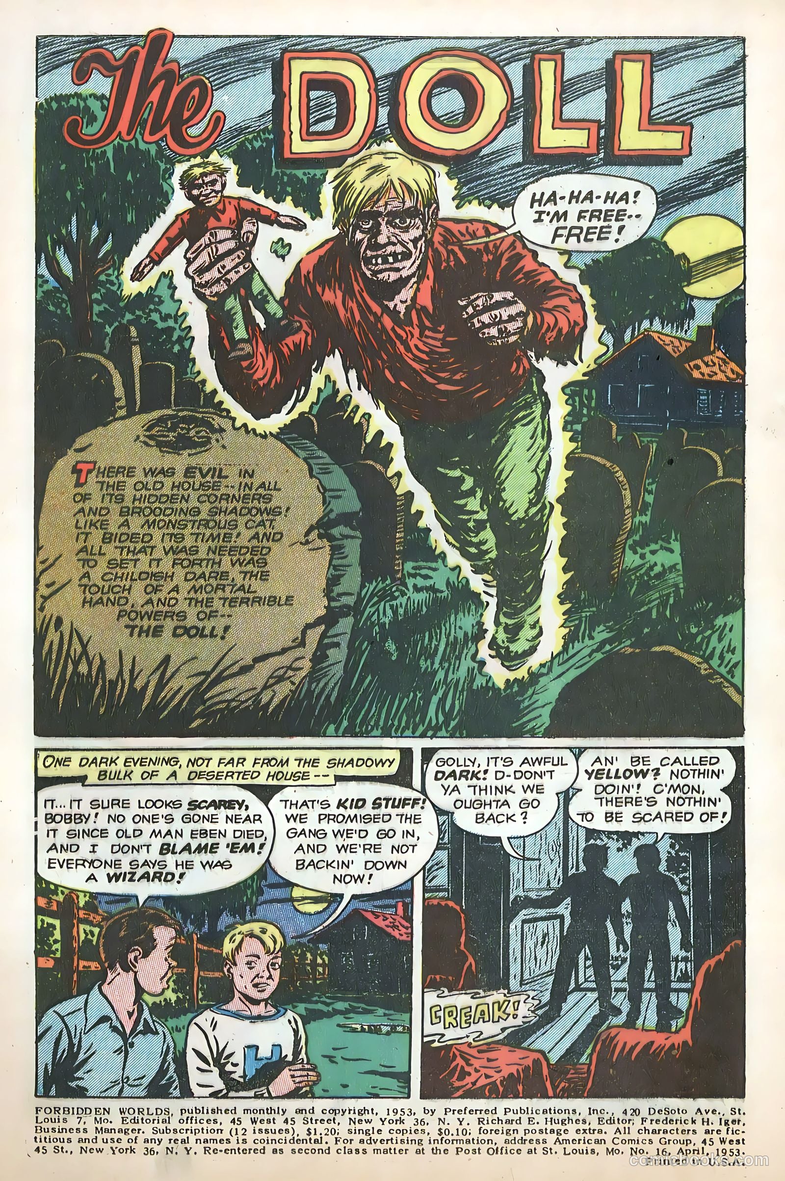 Forbidden Worlds #16 (1953) — page 3 of 36