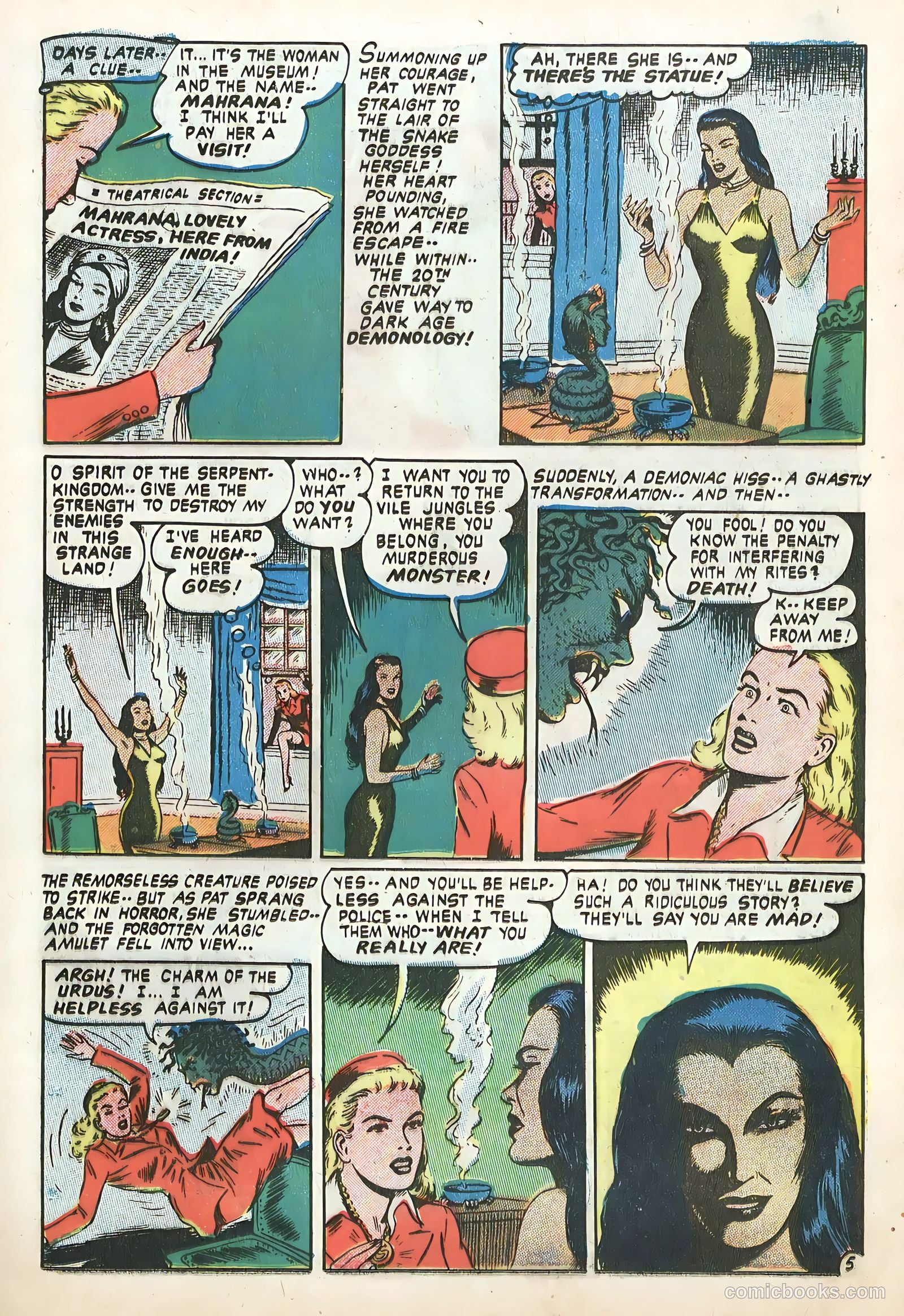 Forbidden Worlds #16 (1953) — page 21 of 36