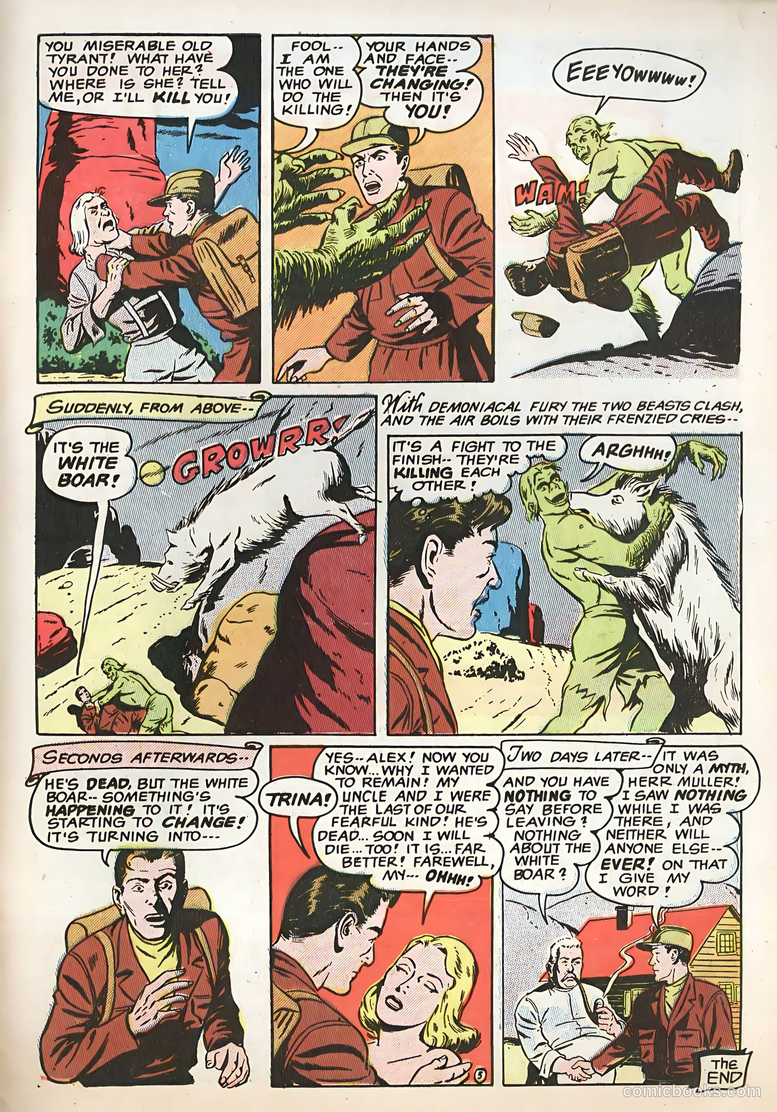 Forbidden Worlds #16 (1953) — page 33 of 36