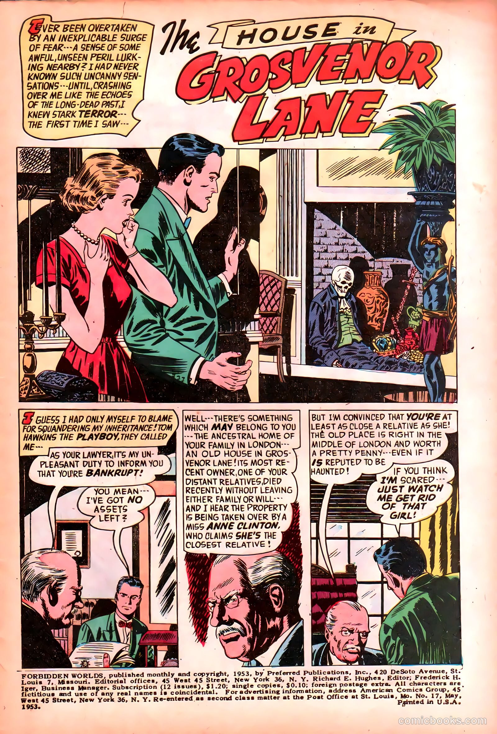 Forbidden Worlds #17 (1953) — page 3 of 36