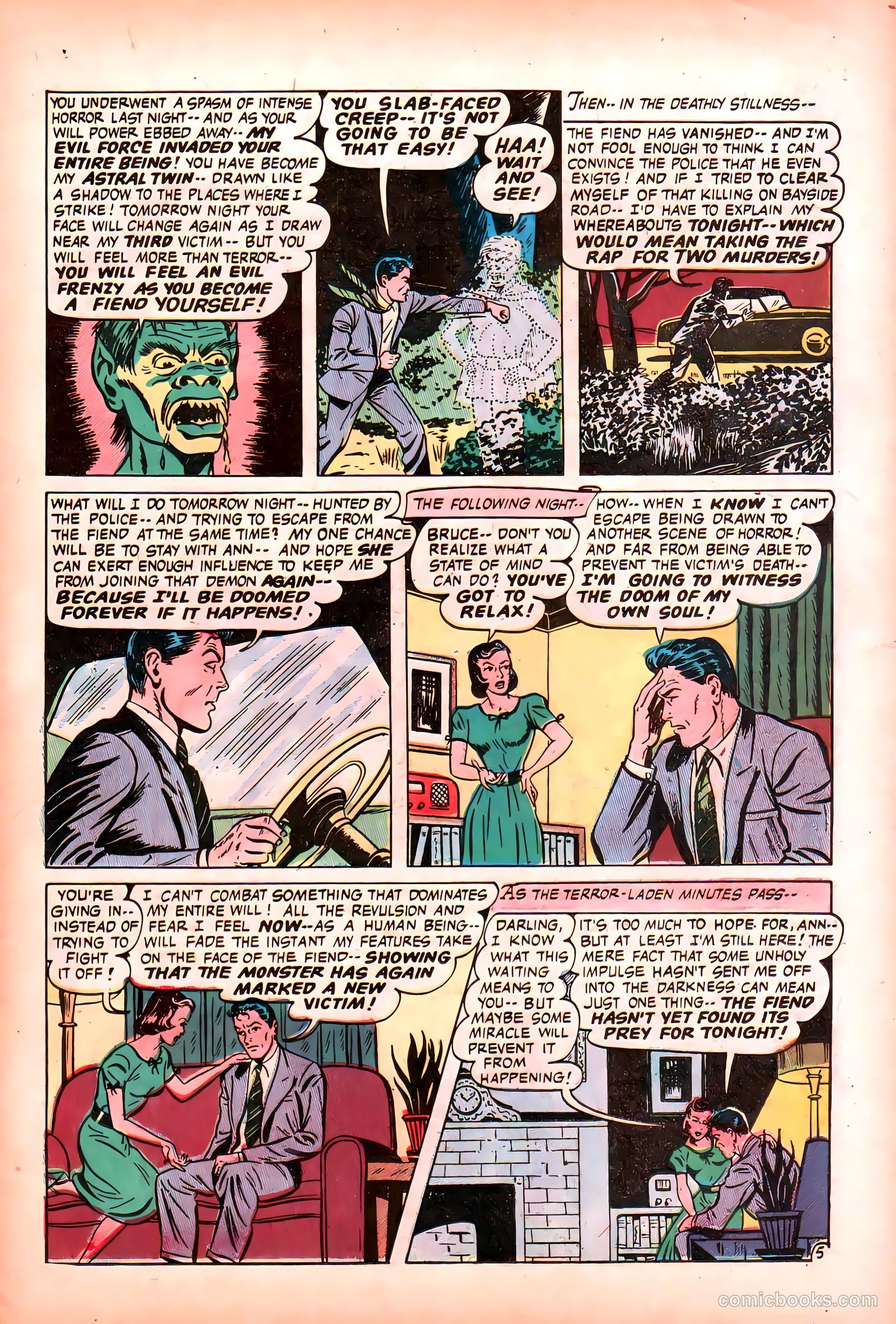 Forbidden Worlds #17 (1953) — page 23 of 36