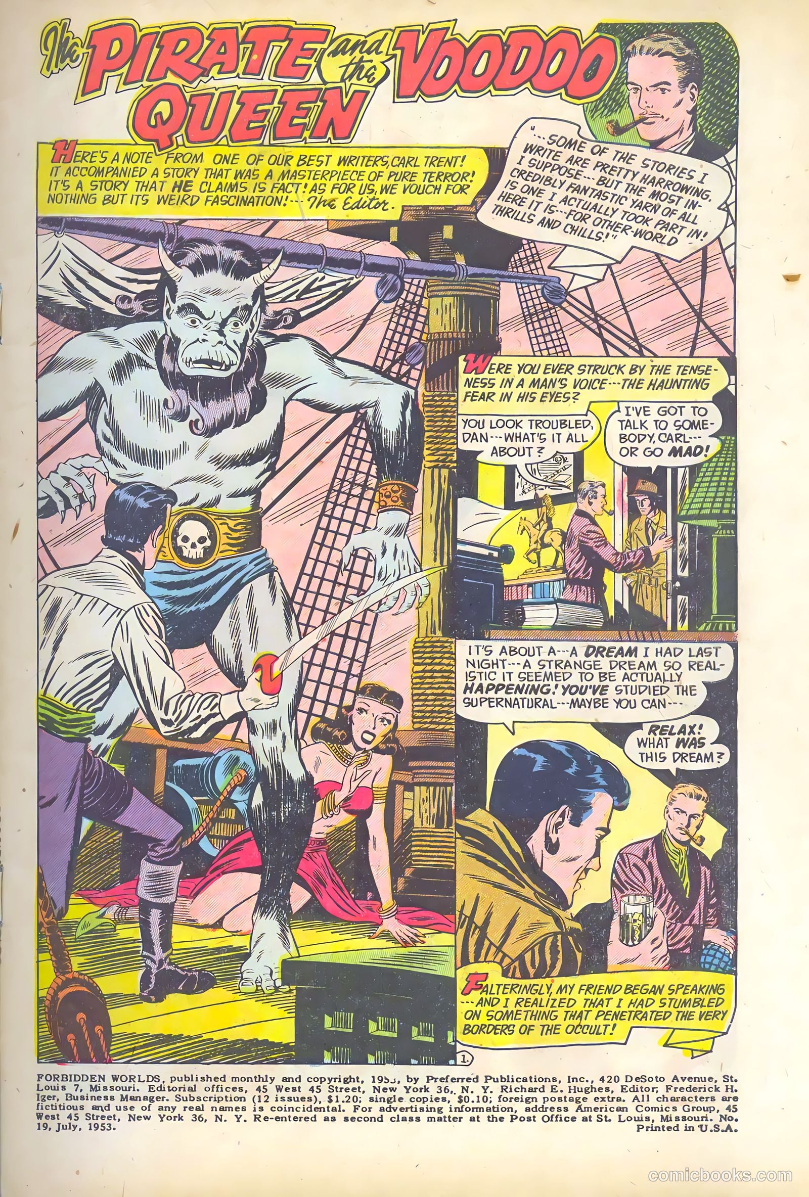 Forbidden Worlds #19 (1953) — page 3 of 36