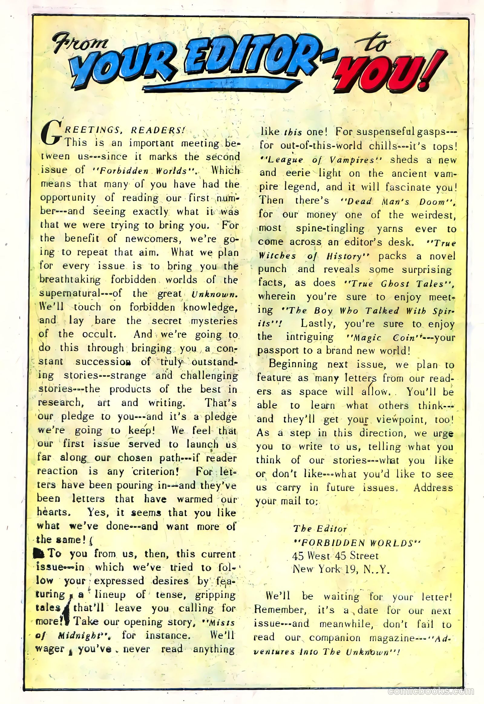Forbidden Worlds #2 (1951) — page 24 of 52