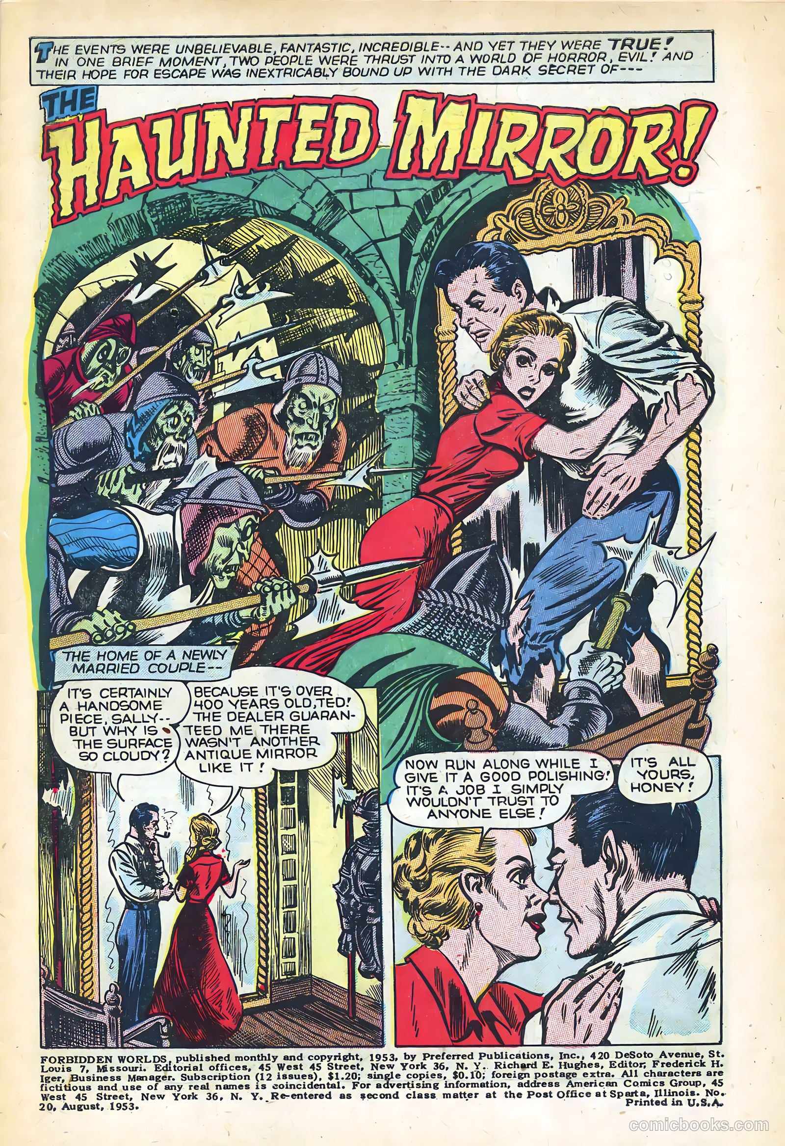 Forbidden Worlds #20 (1953) — page 3 of 35