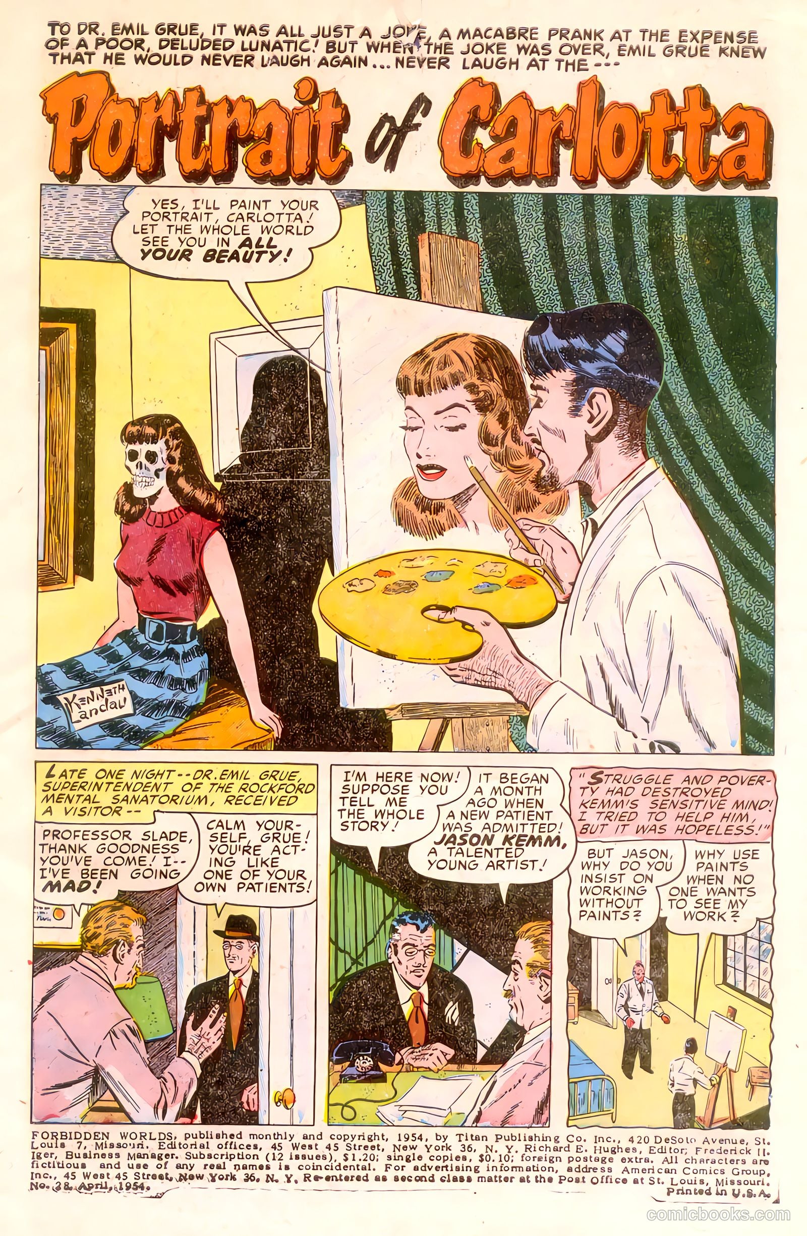 Forbidden Worlds #28 (1954) — page 3 of 36