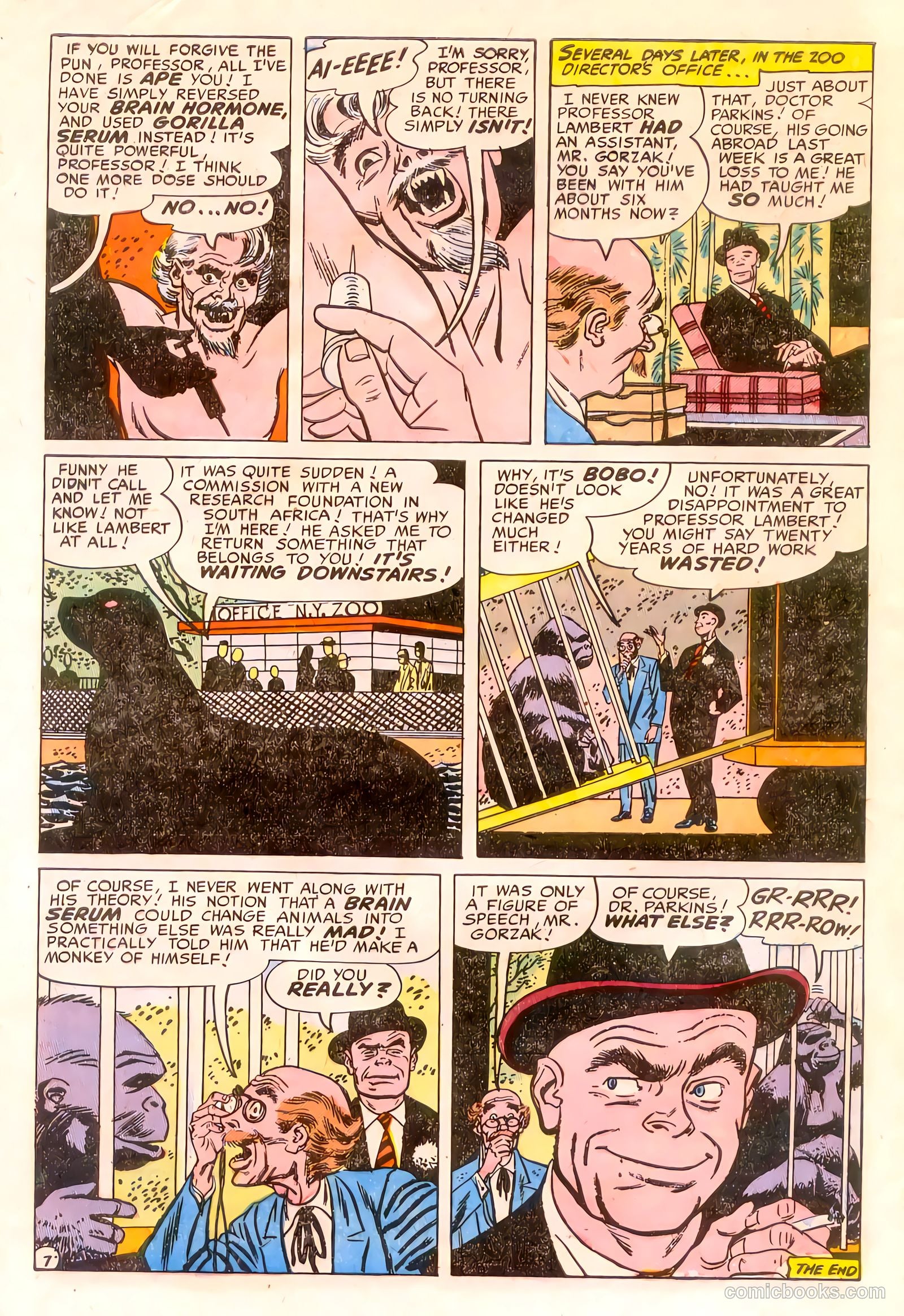 Forbidden Worlds #28 (1954) — page 32 of 36
