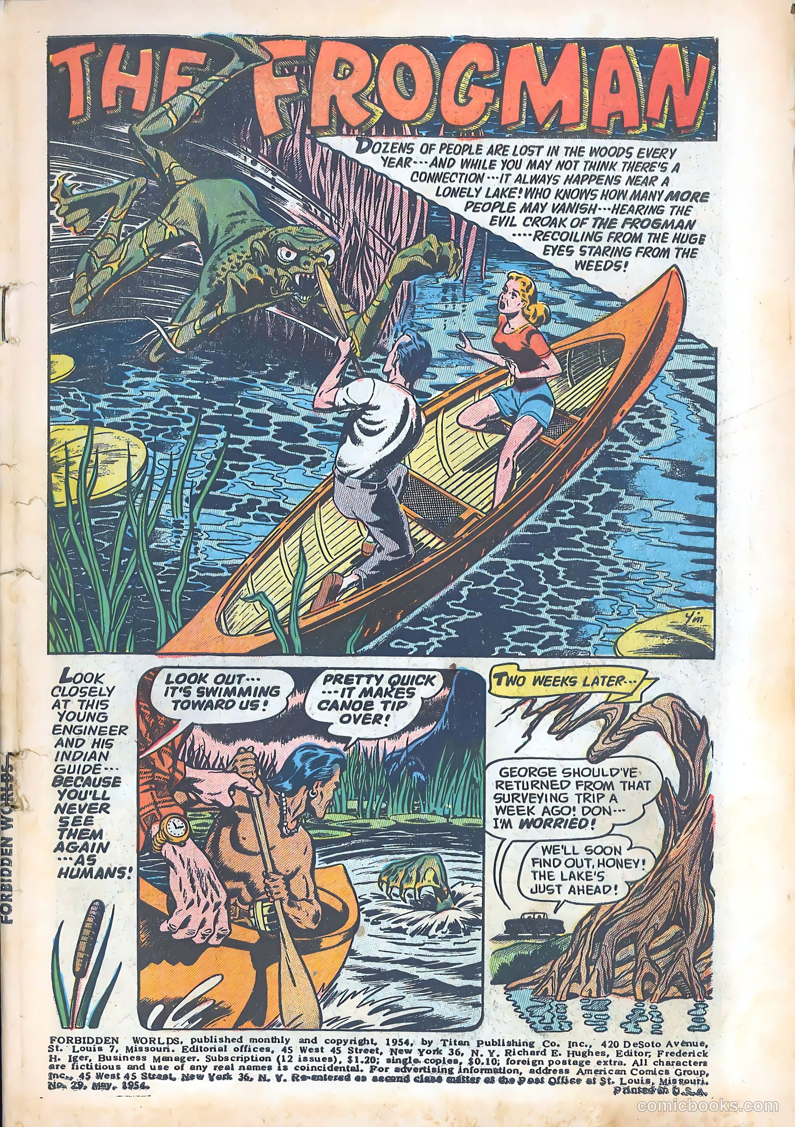 Forbidden Worlds #29 (1954) — page 3 of 36