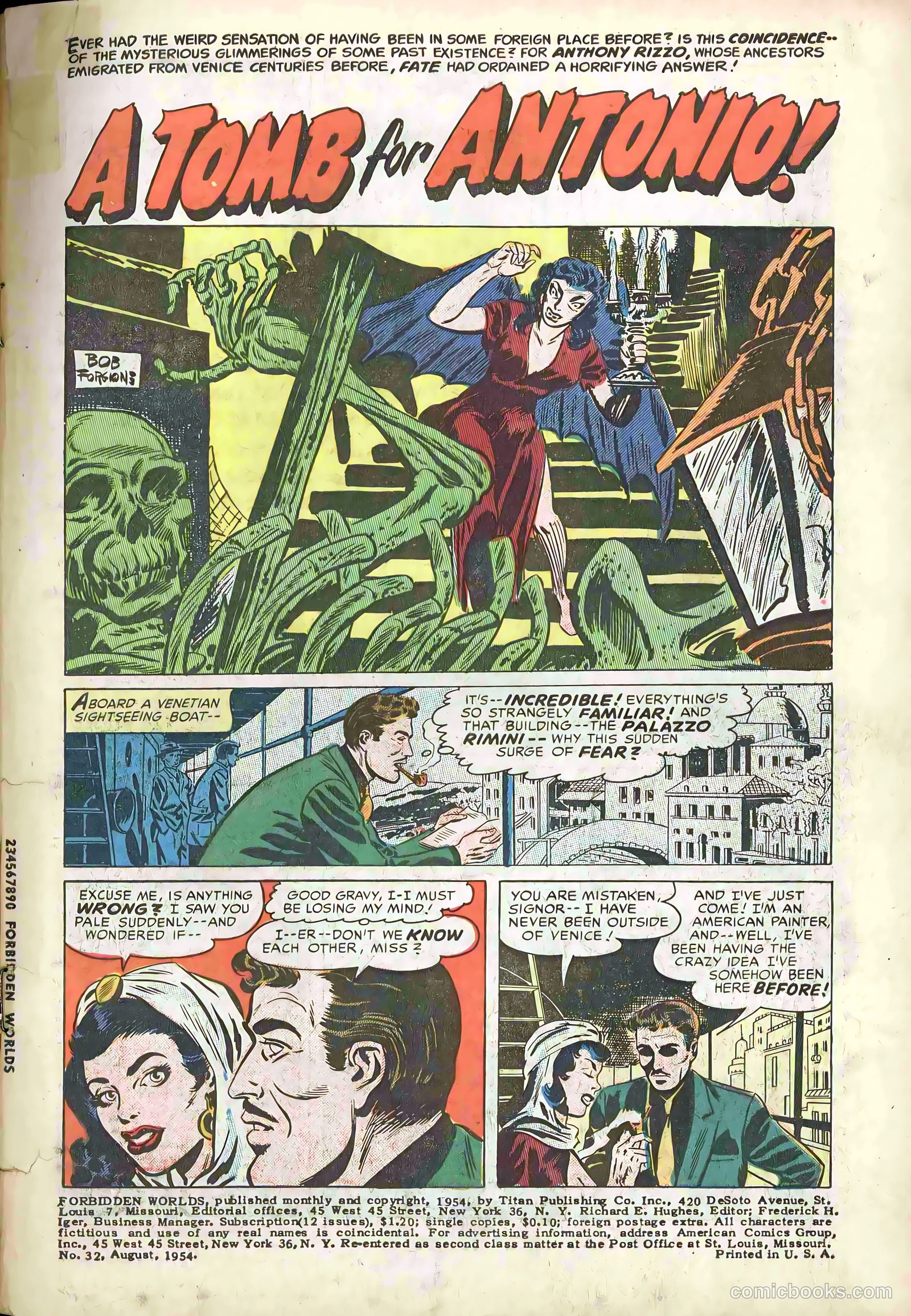 Forbidden Worlds #32 (1954) — page 3 of 36