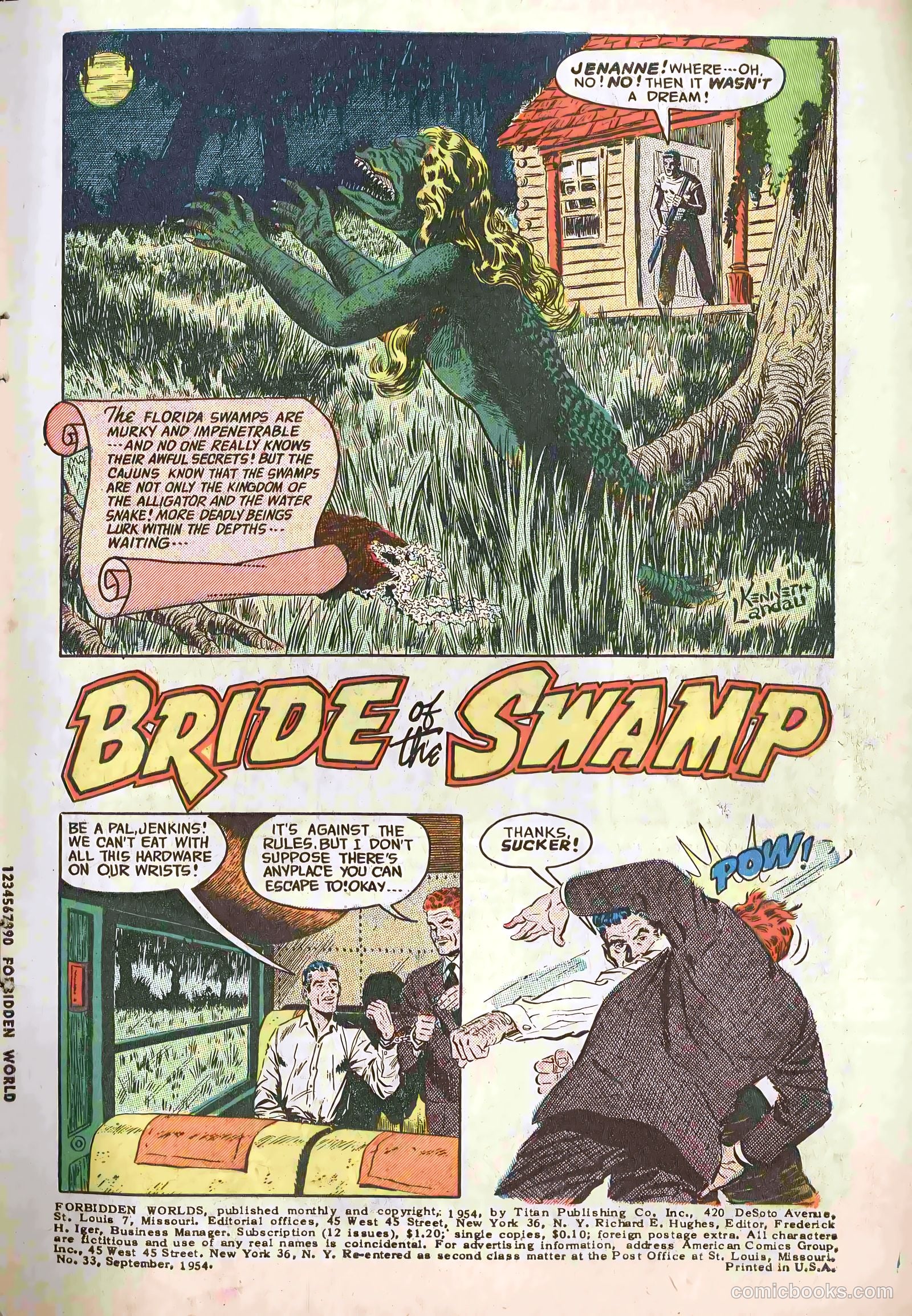 Forbidden Worlds #33 (1954) — page 3 of 36