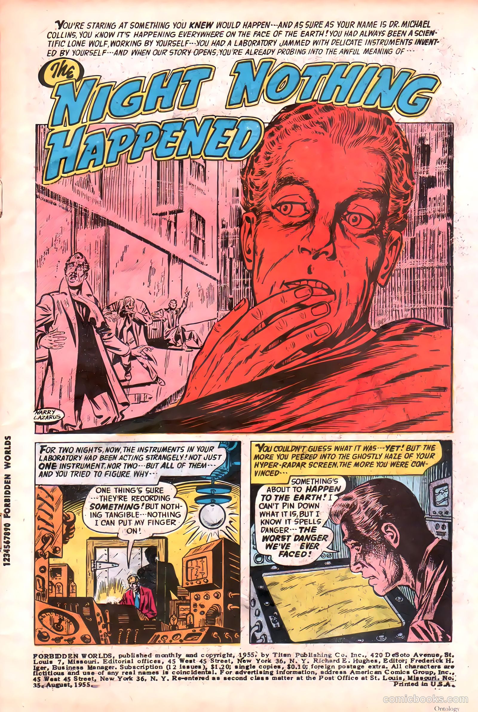 Forbidden Worlds #35 (1955) — page 3 of 36