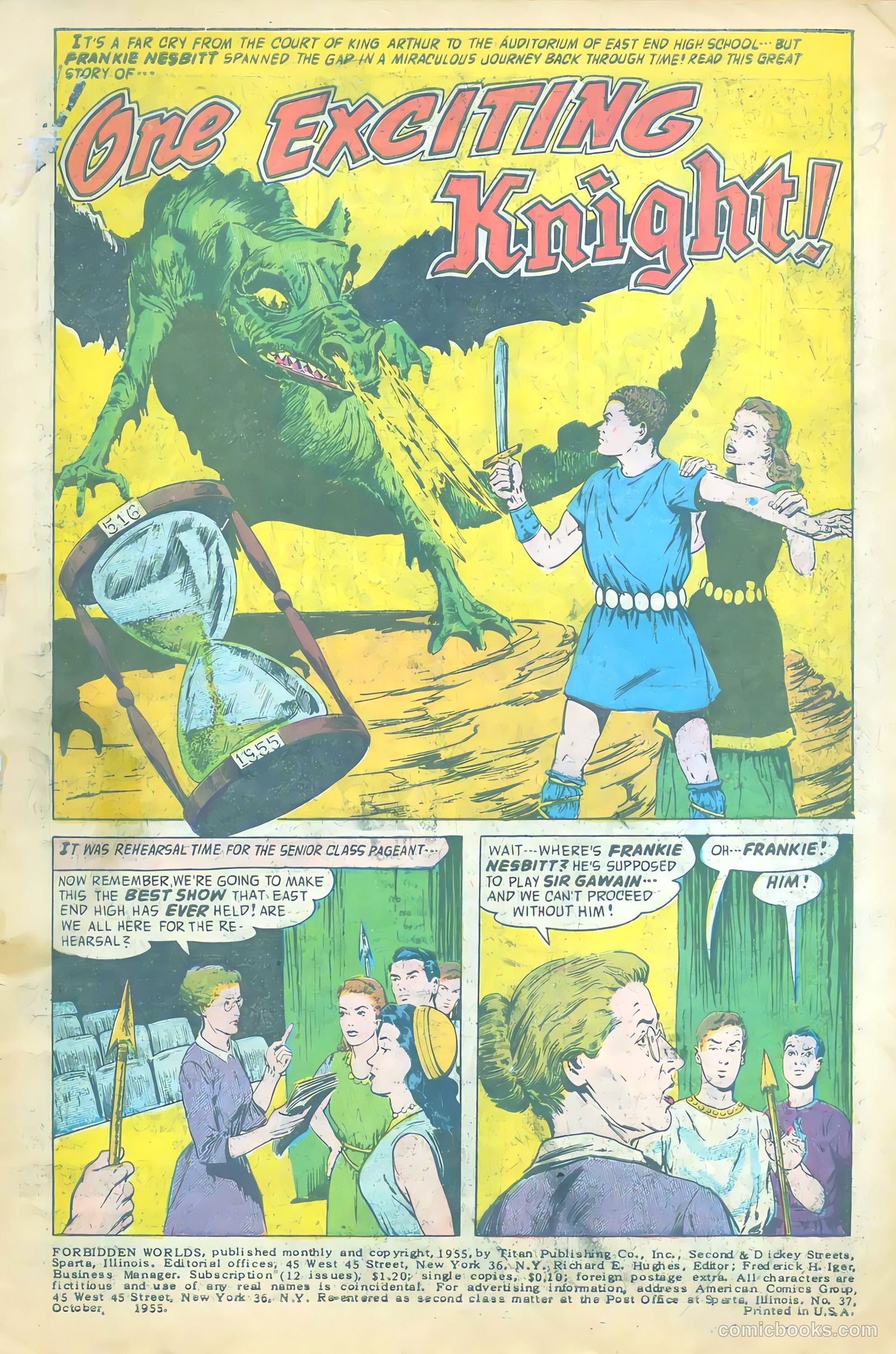 Forbidden Worlds #37 (1955) — page 3 of 36