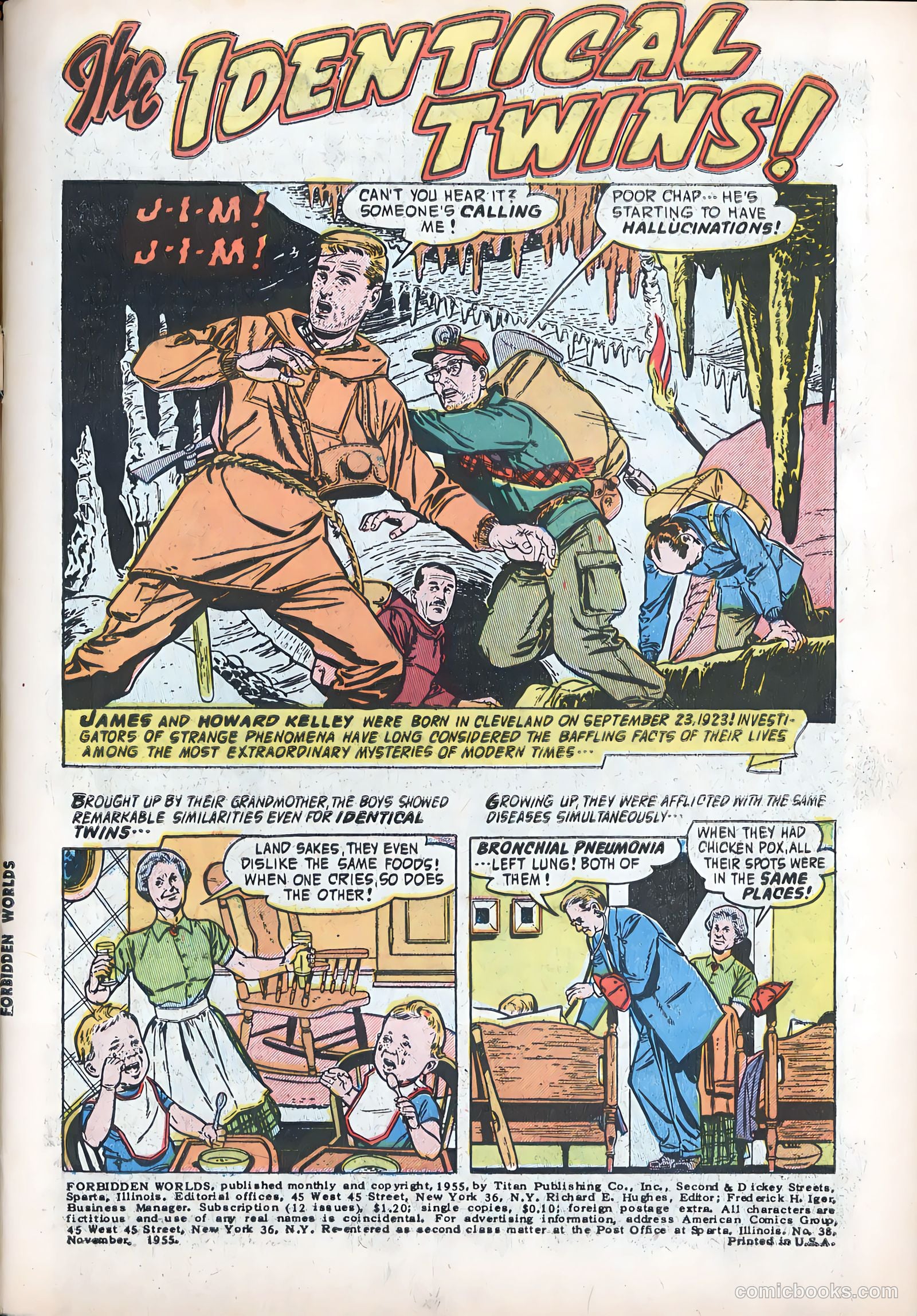 Forbidden Worlds #38 (1955) — page 3 of 36