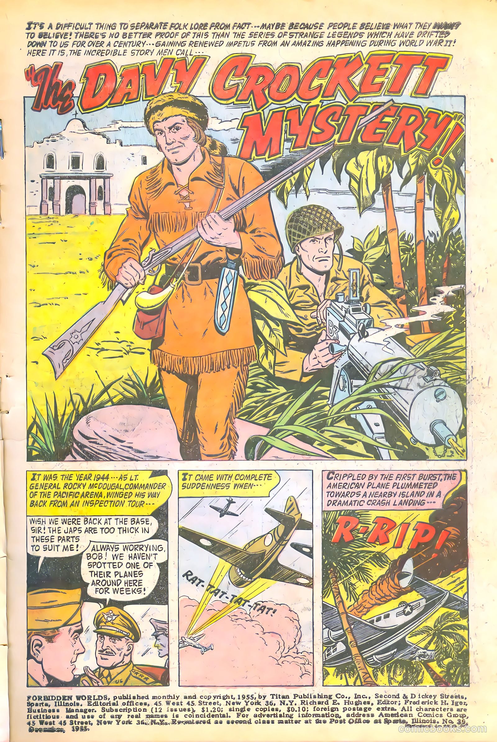 Forbidden Worlds #39 (1955) — page 3 of 36
