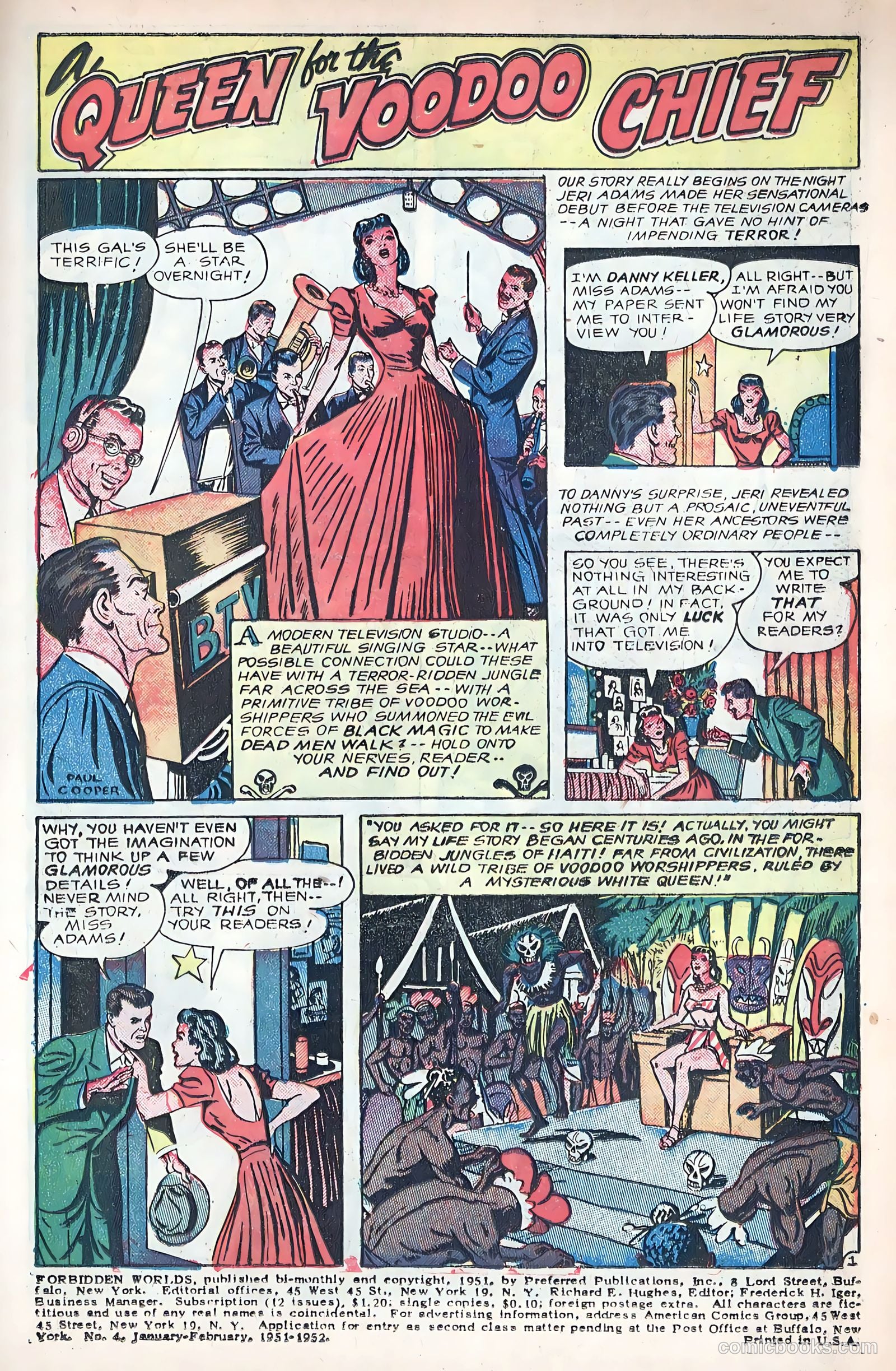 Forbidden Worlds #4 (1951) — page 3 of 52