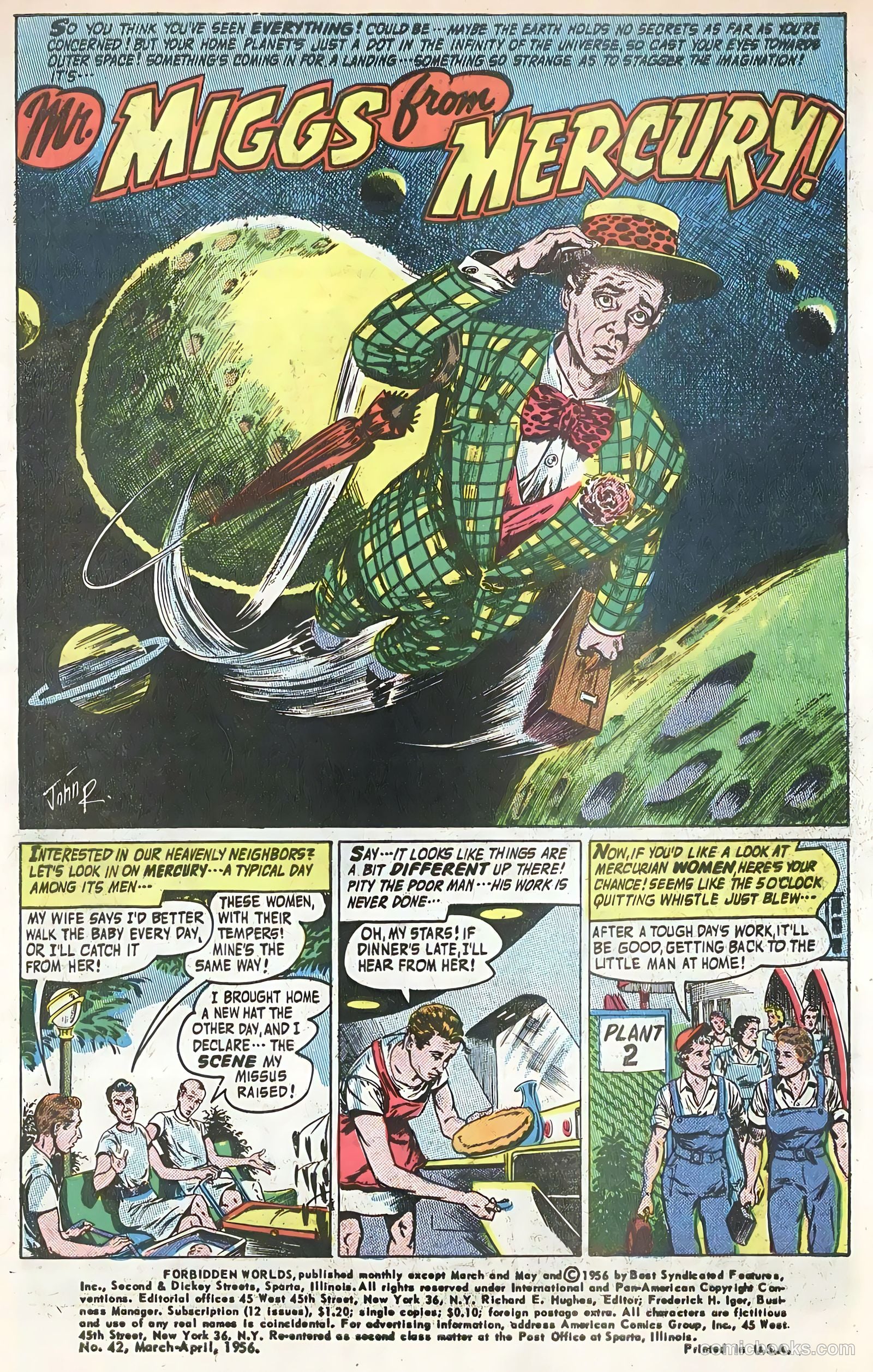 Forbidden Worlds #42 (1956) — page 3 of 36