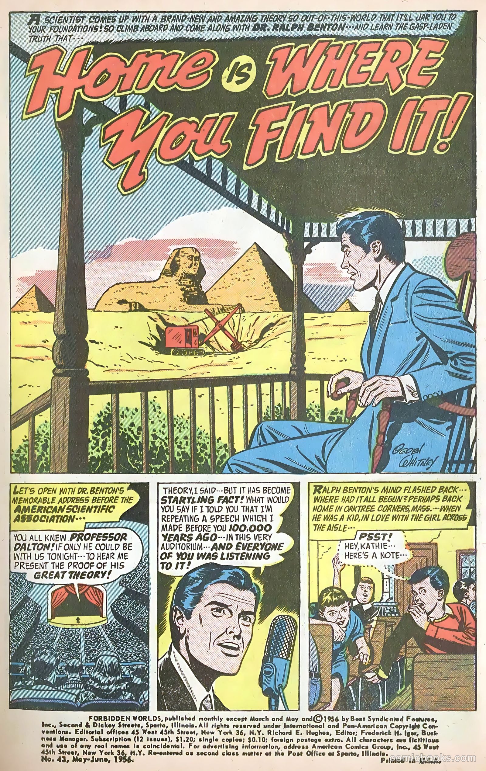 Forbidden Worlds #43 (1956) — page 3 of 36