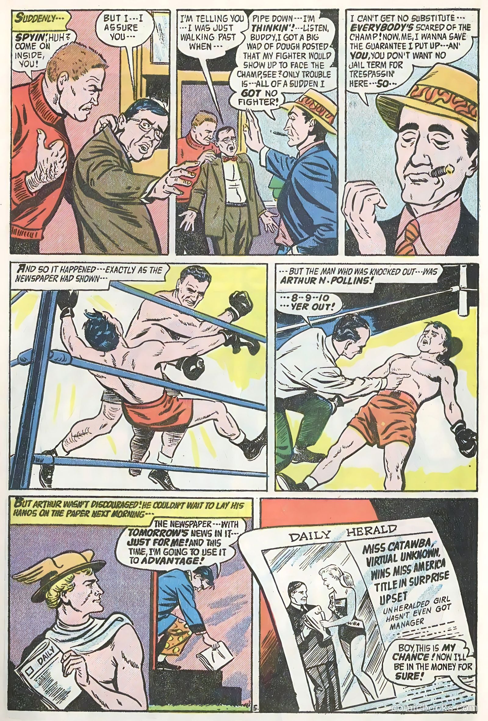 Forbidden Worlds #44 (1956) — page 7 of 36