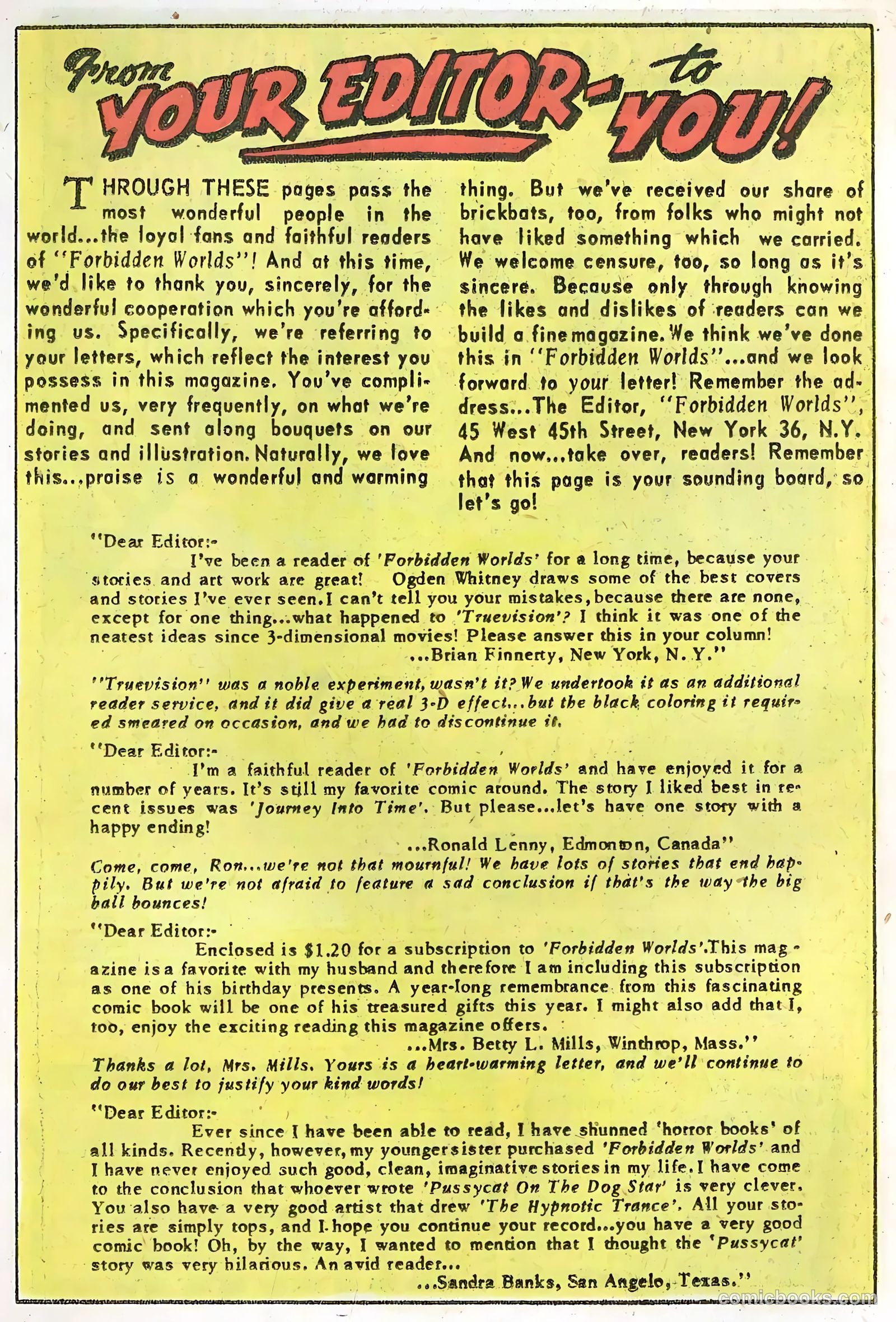 Forbidden Worlds #45 (1956) — page 18 of 36