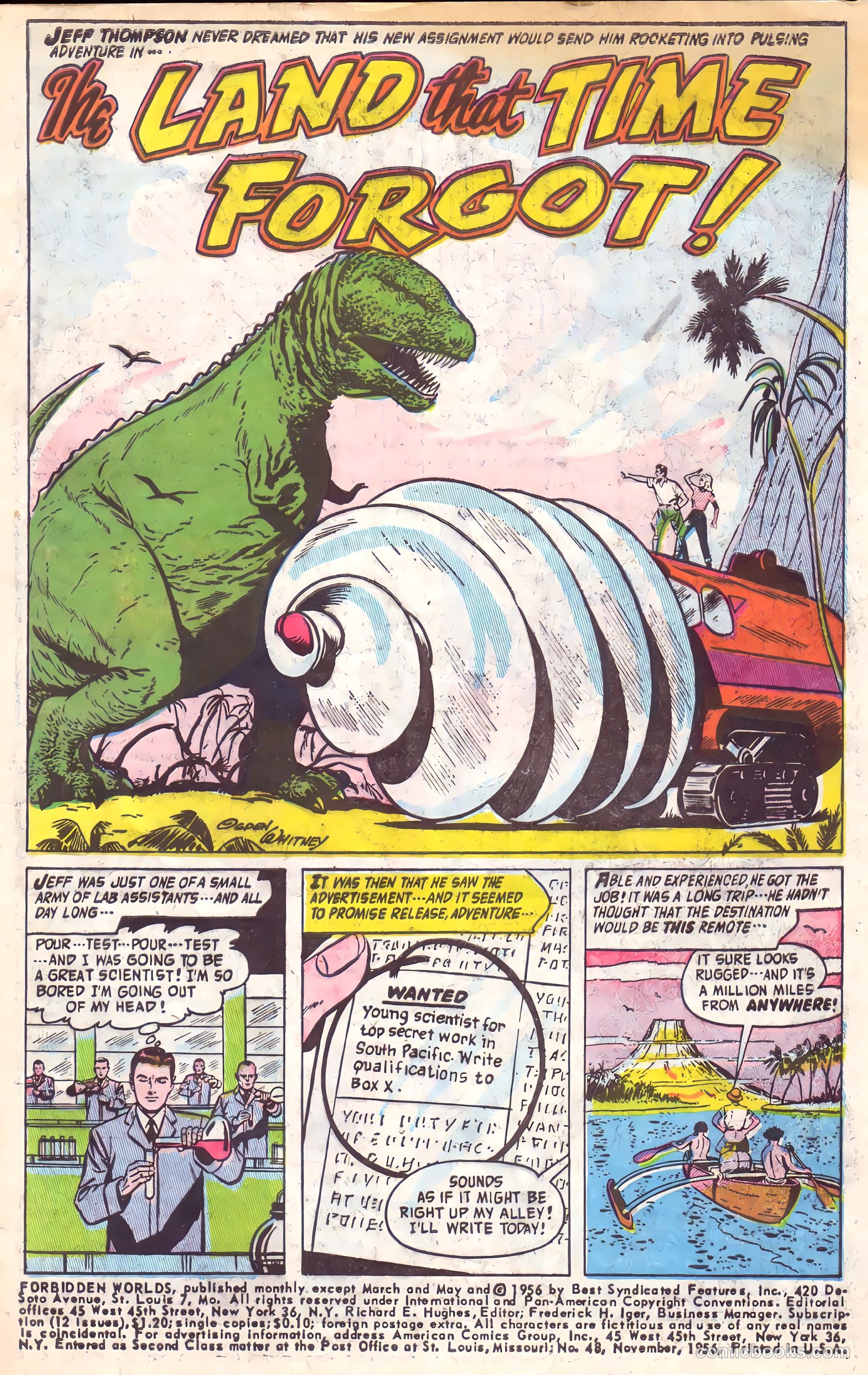 Forbidden Worlds #48 (1956) — page 3 of 36