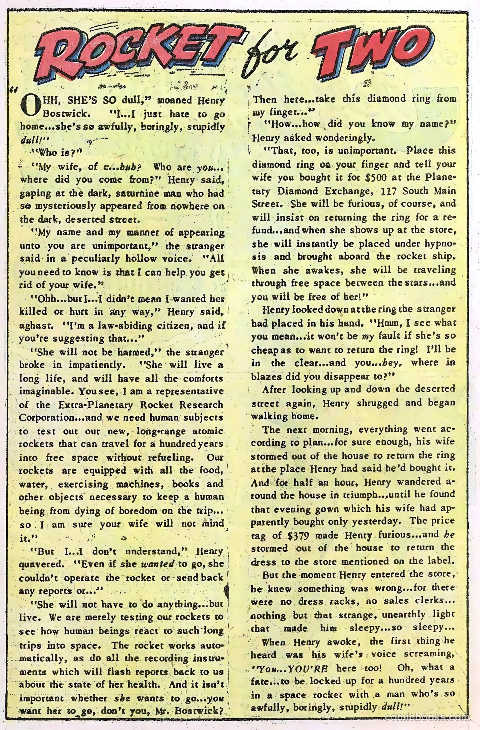 Forbidden Worlds #5 (1952) — page 20 of 52