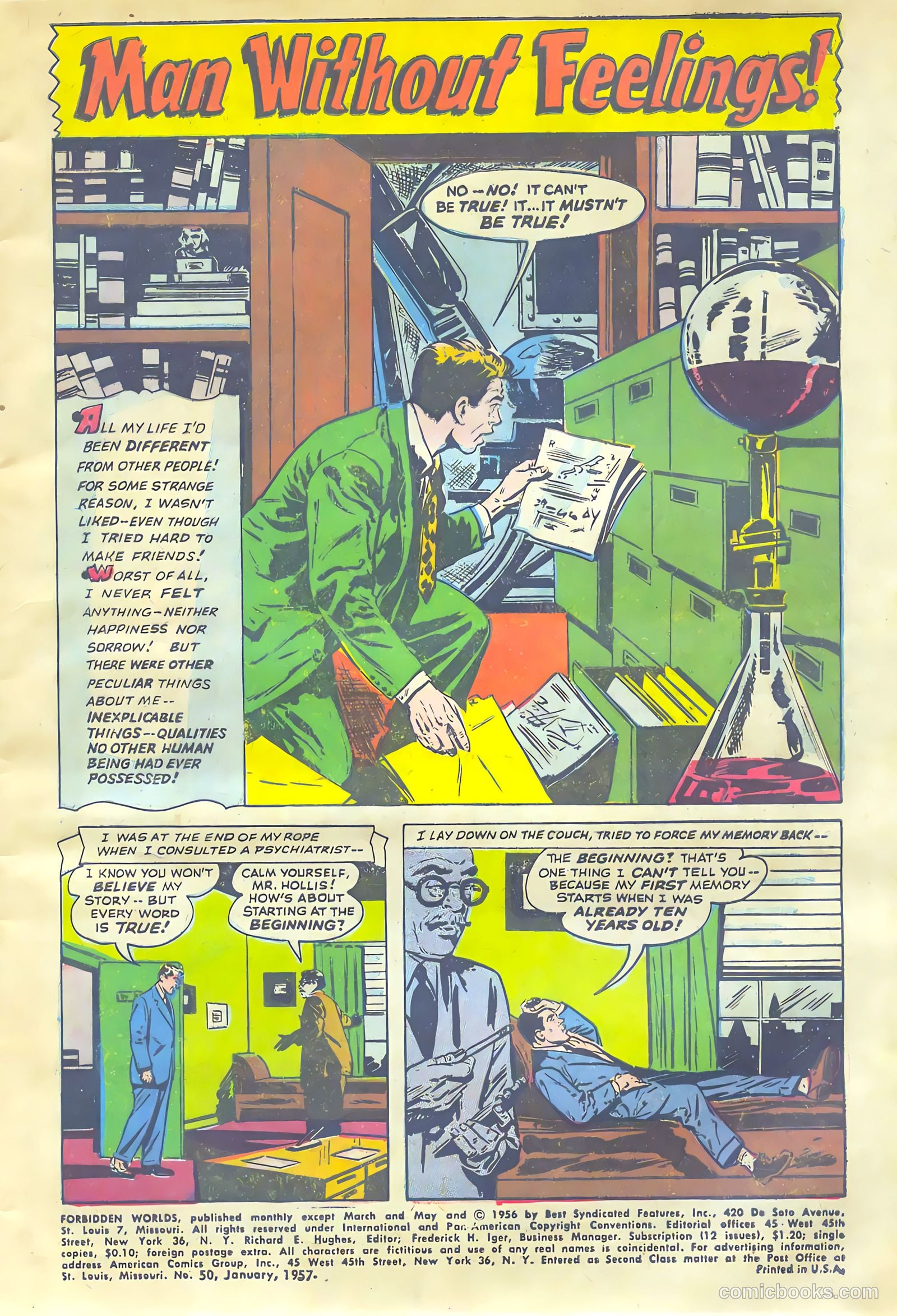Forbidden Worlds #50 (1957) — page 3 of 36