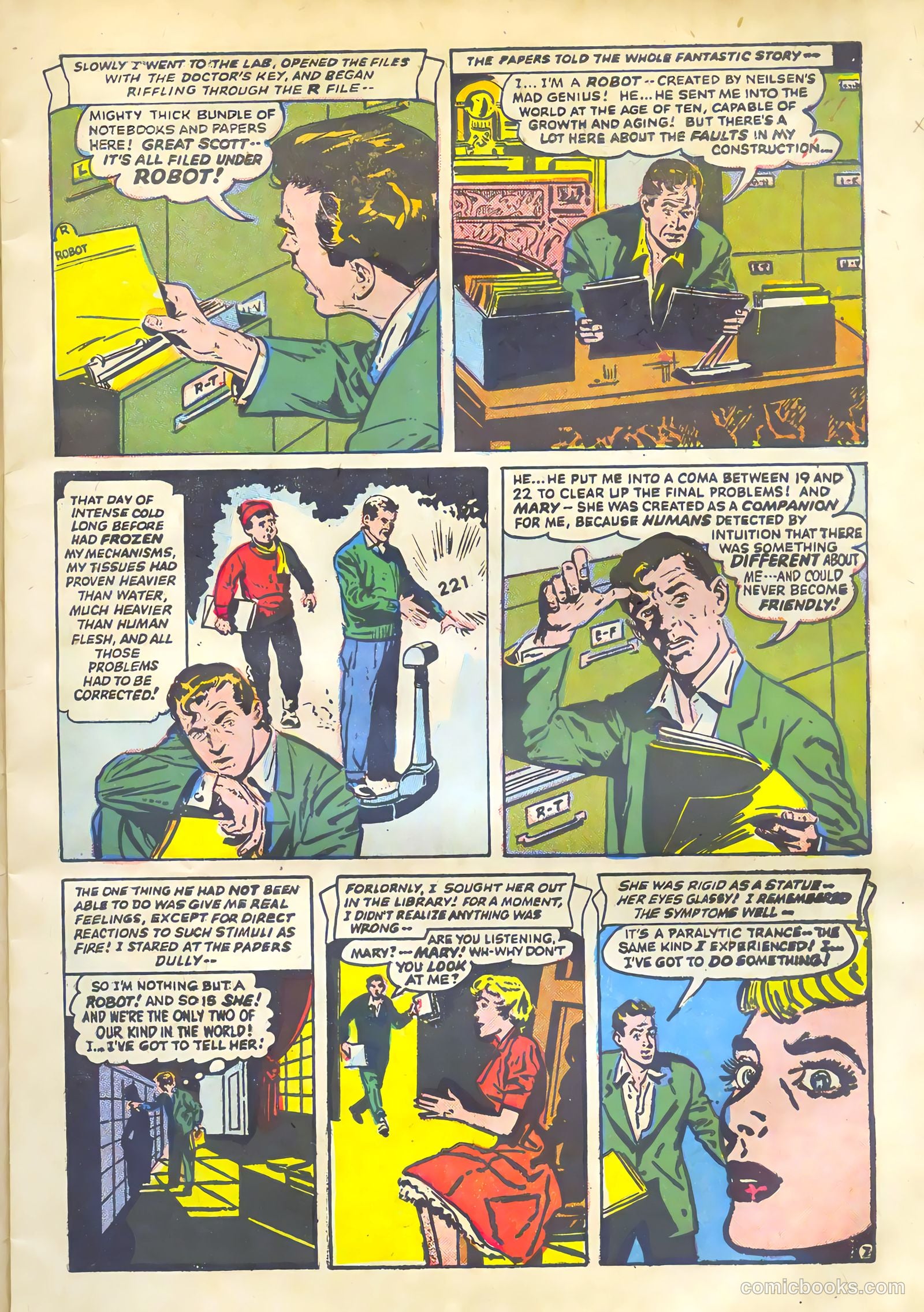 Forbidden Worlds #50 (1957) — page 9 of 36