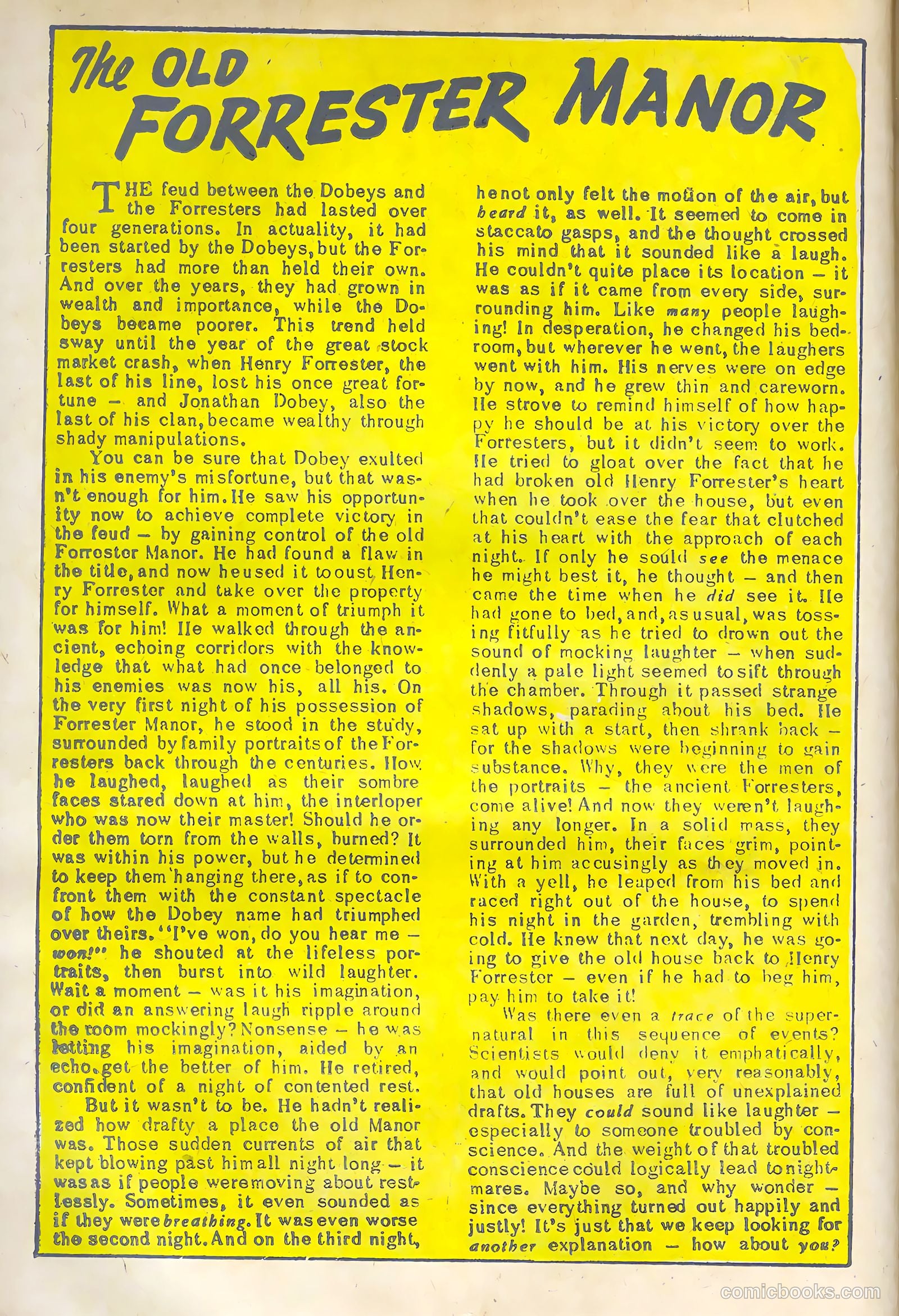 Forbidden Worlds #50 (1957) — page 12 of 36