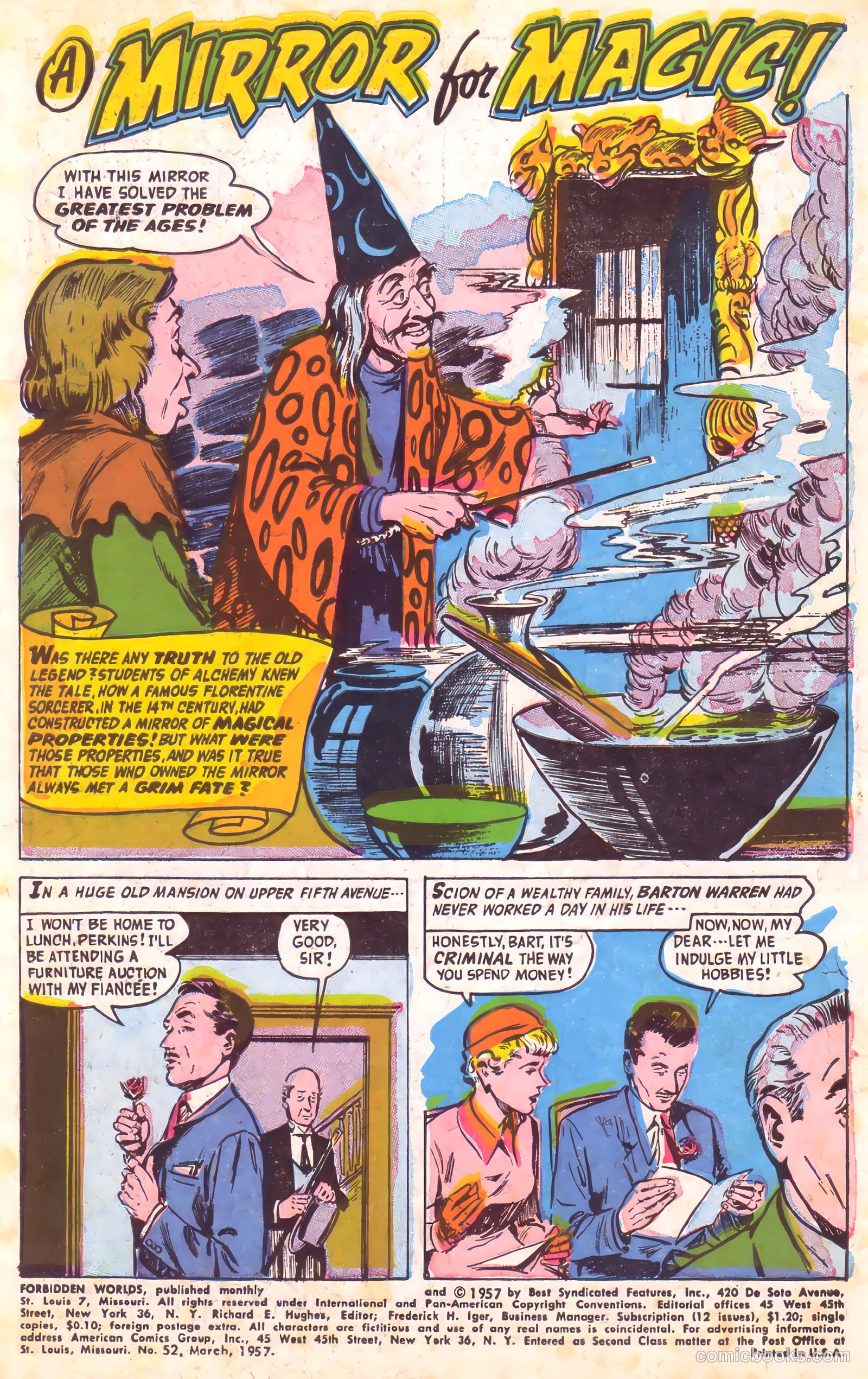 Forbidden Worlds #52 (1957) — page 3 of 36