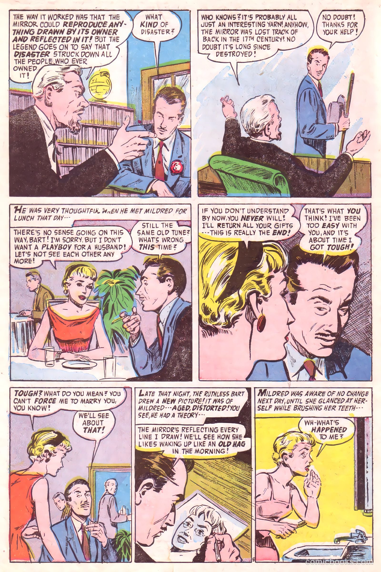 Forbidden Worlds #52 (1957) — page 8 of 36