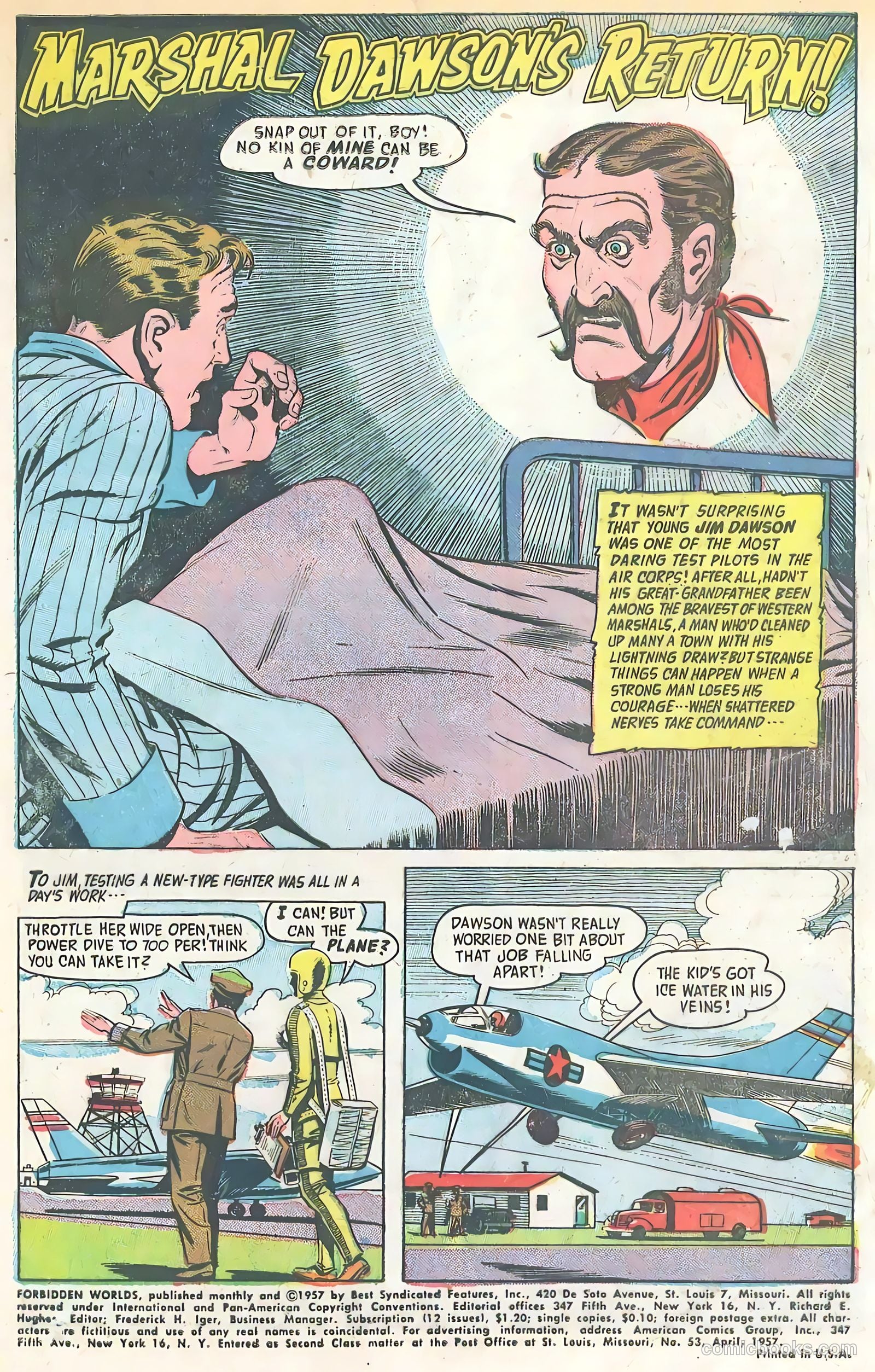 Forbidden Worlds #53 (1957) — page 3 of 36