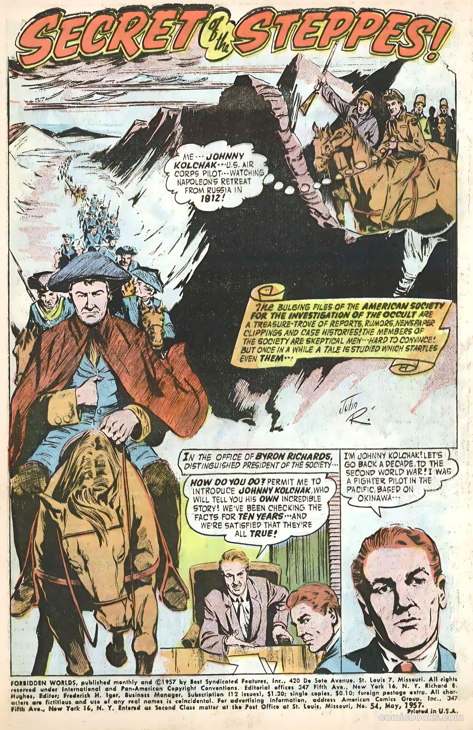 Forbidden Worlds #54 (1957) — page 3 of 36