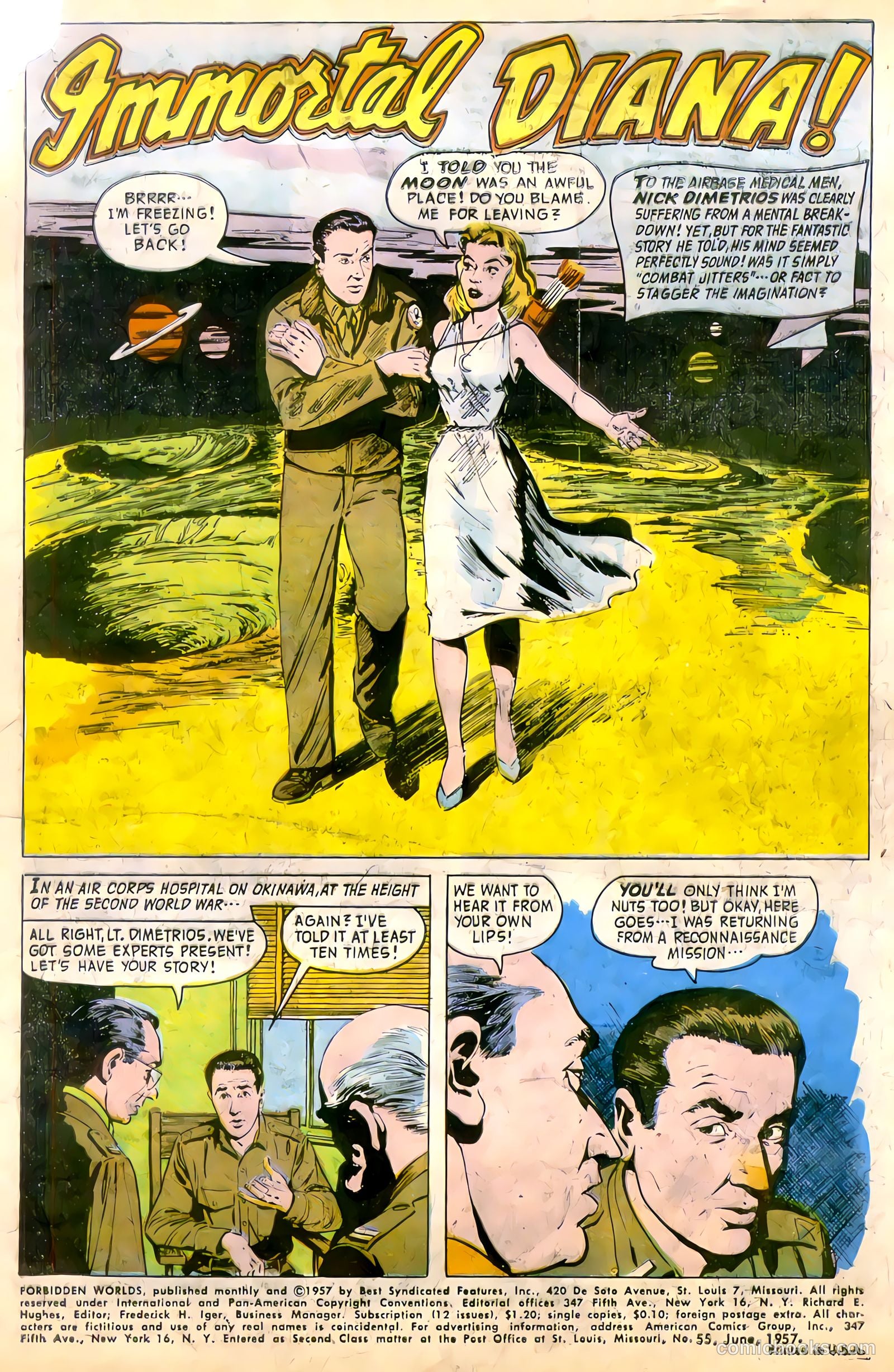 Forbidden Worlds #55 (1957) — page 2 of 33